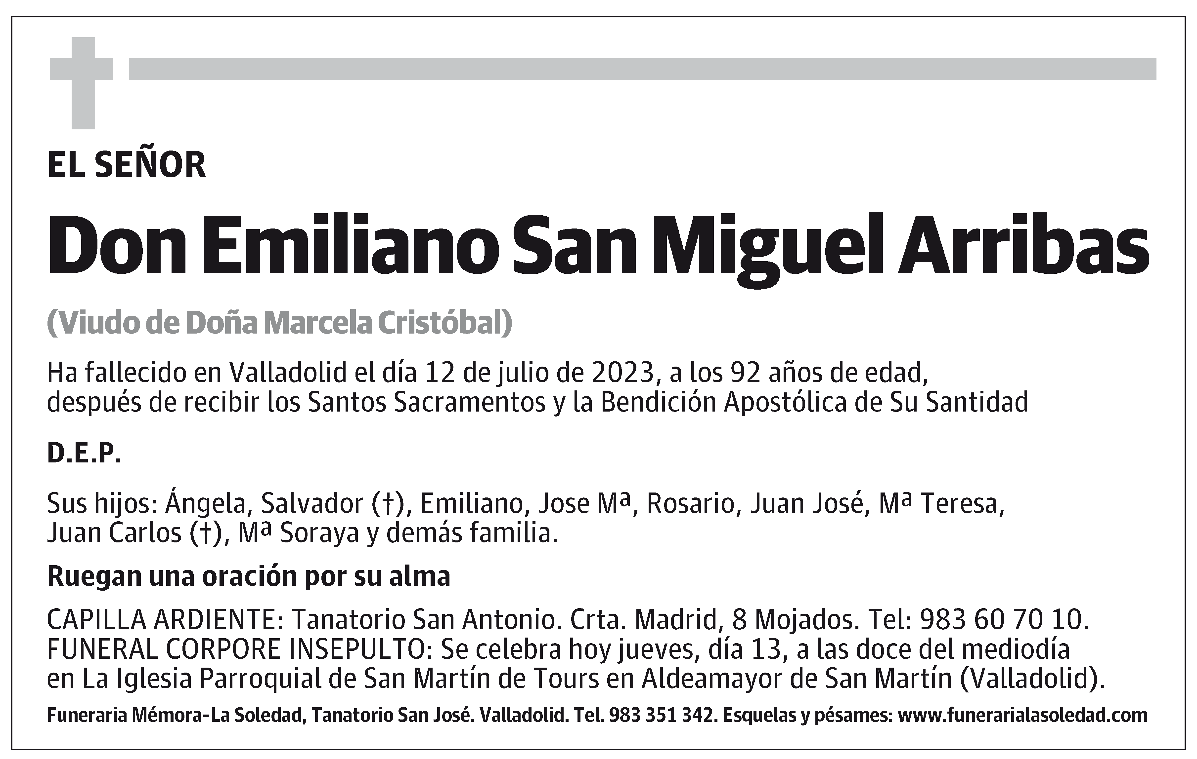Emiliano San Miguel Arribas