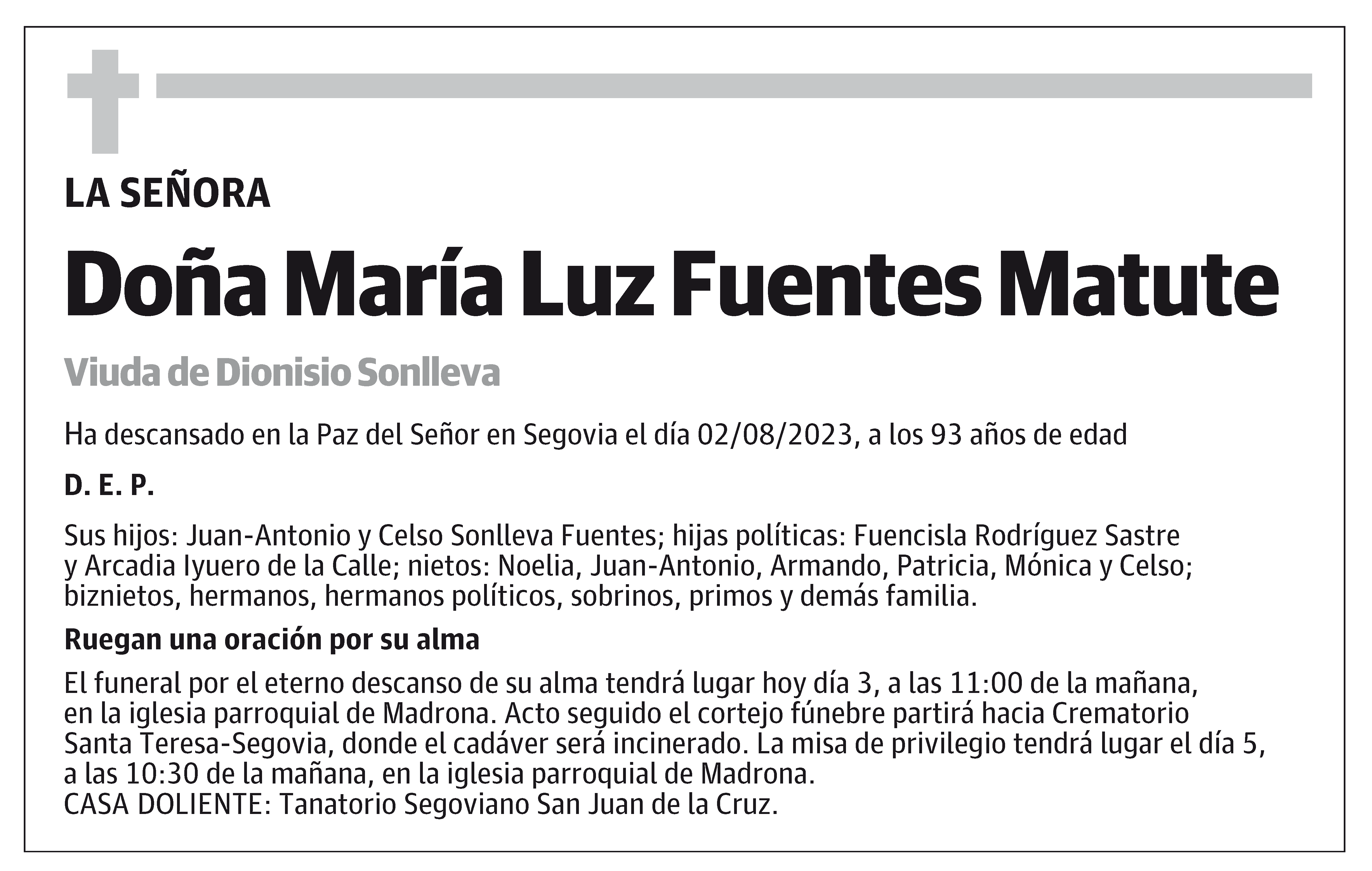 María Luz Fuentes Matute