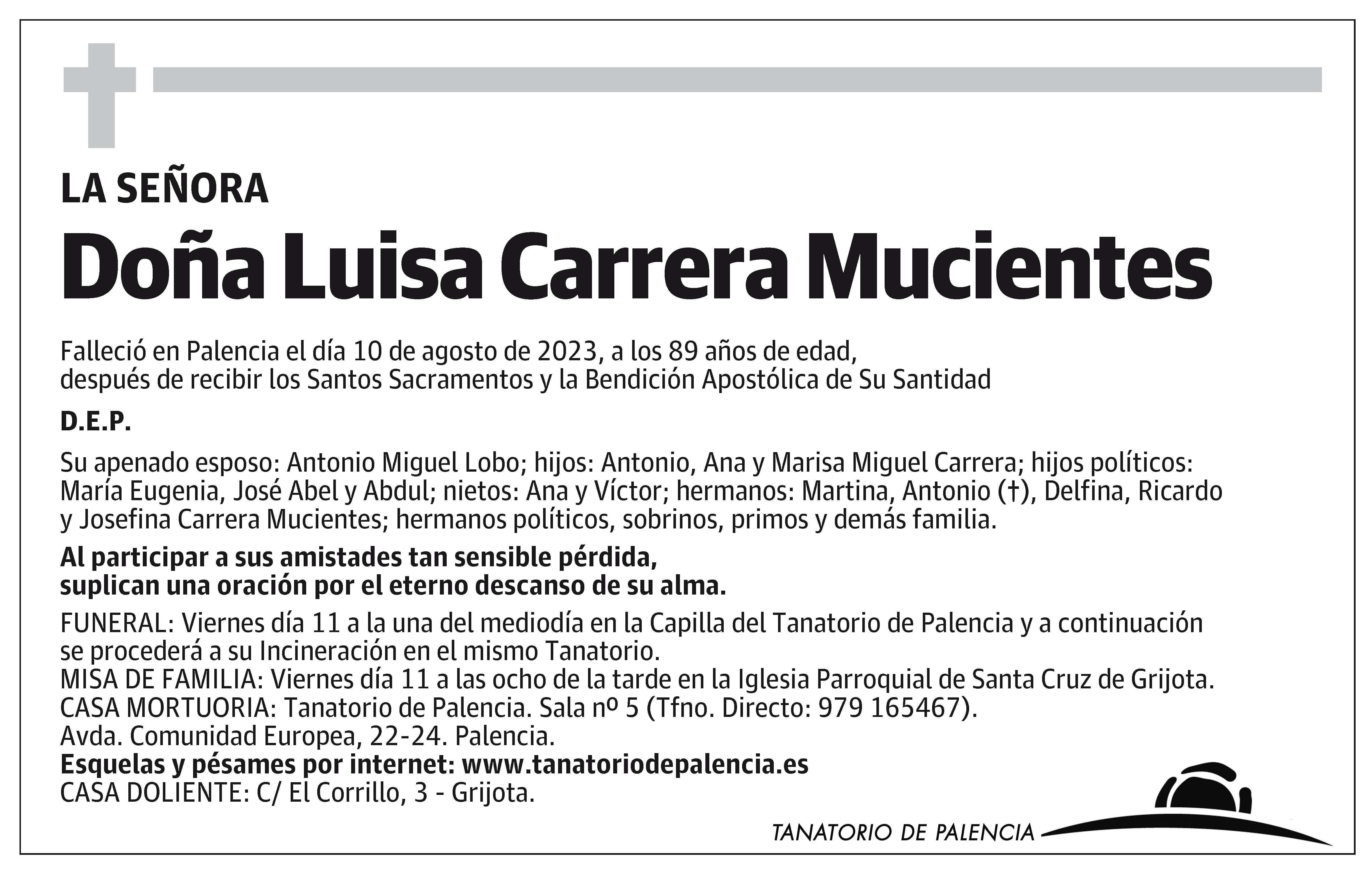 Luisa Carrera Mucientes