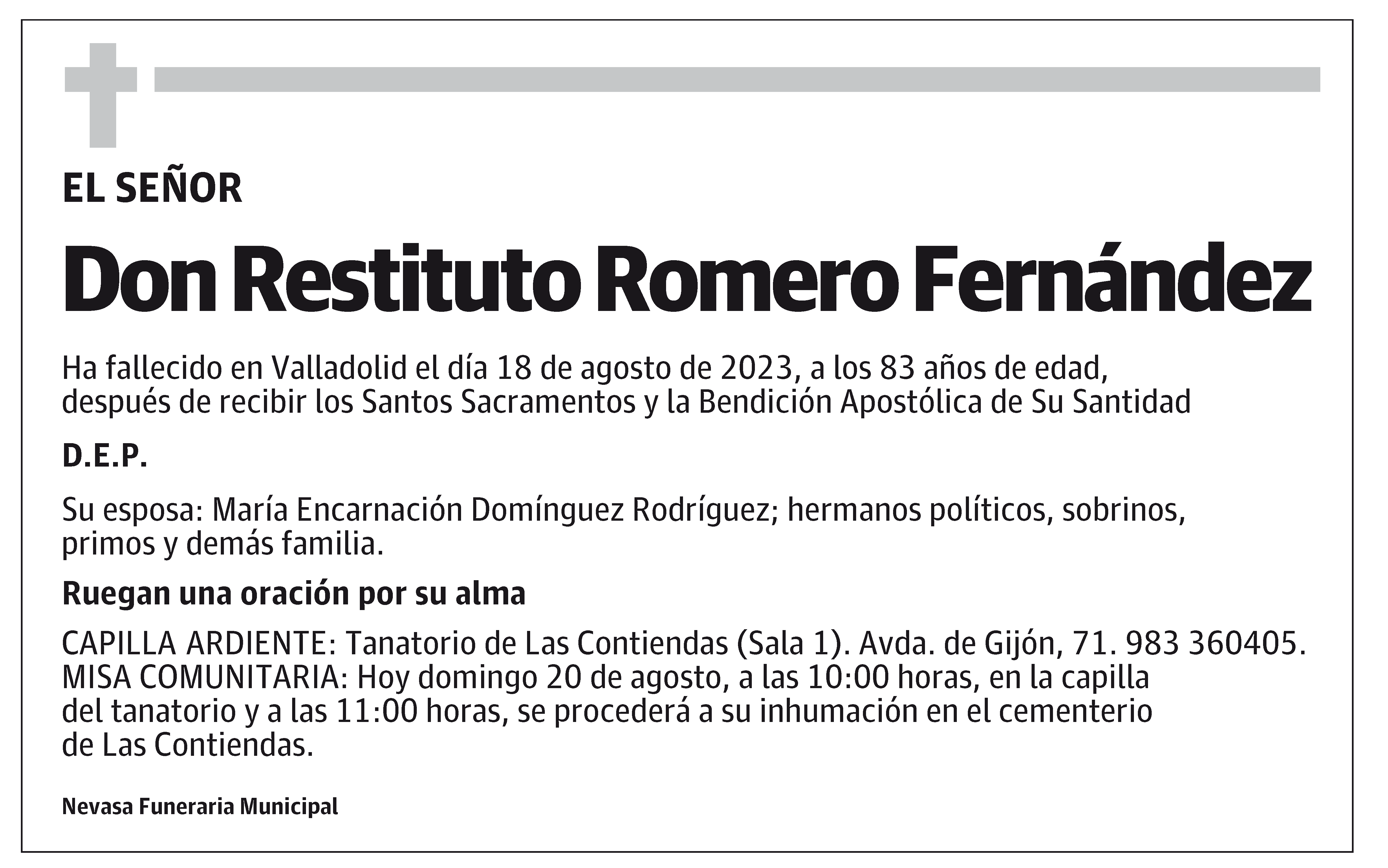 Restituto Romero Fernández