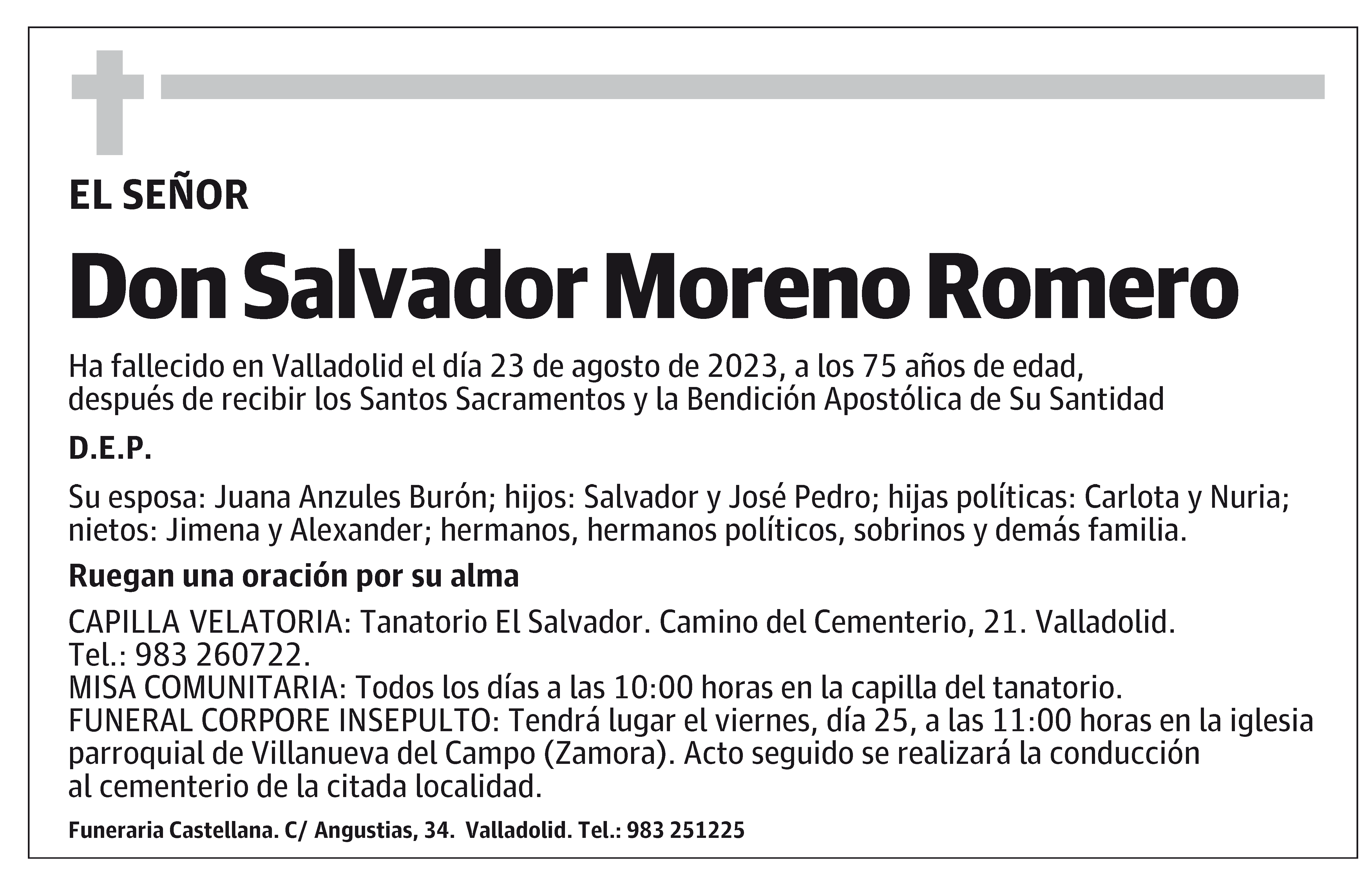 Salvador Moreno Romero