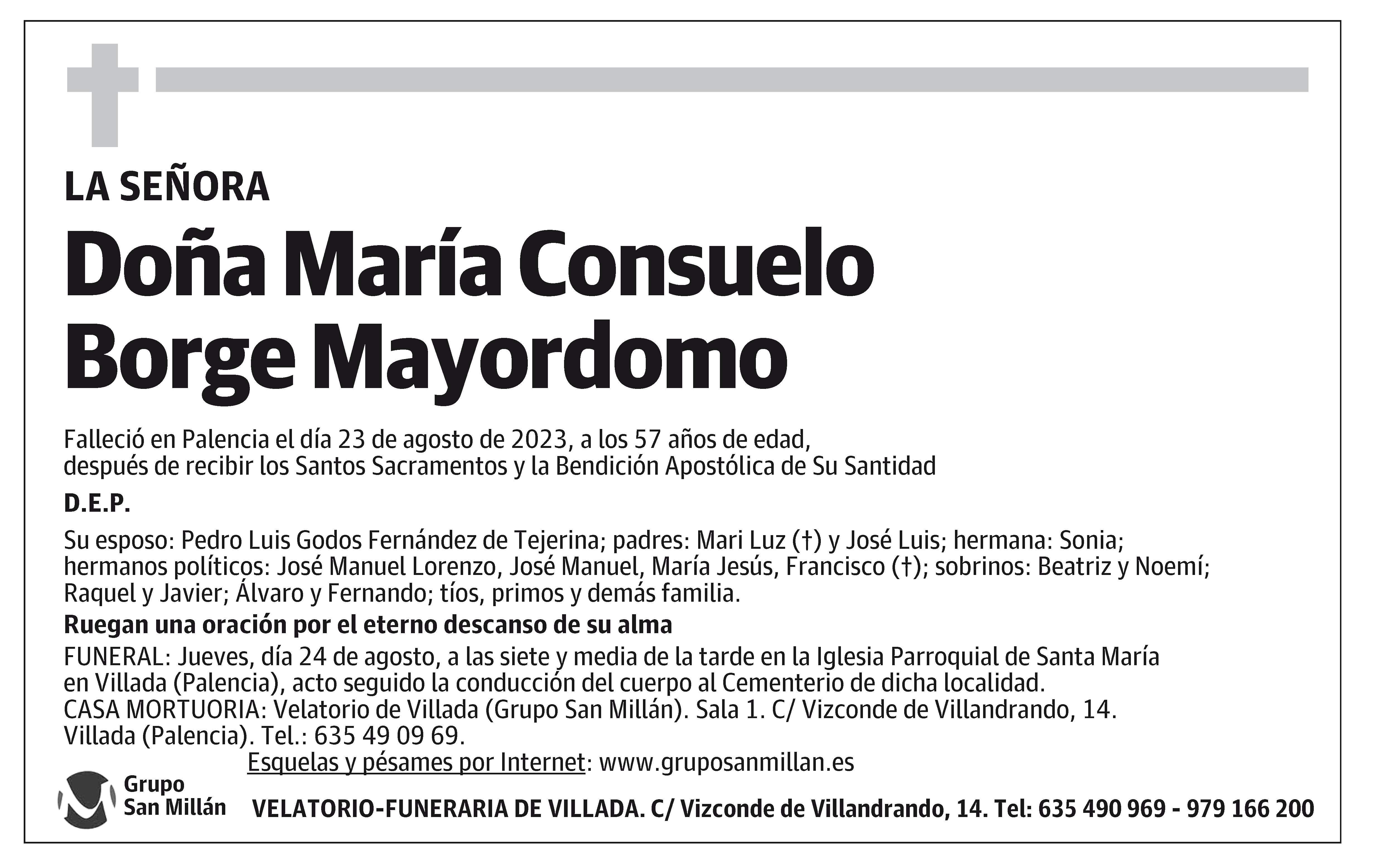 María Consuelo Borge Mayordomo