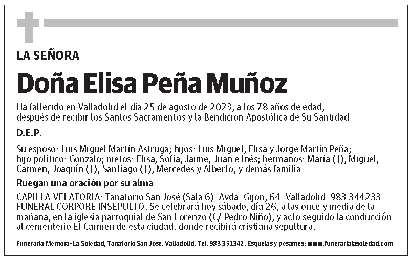 Elisa Peña Muñoz
