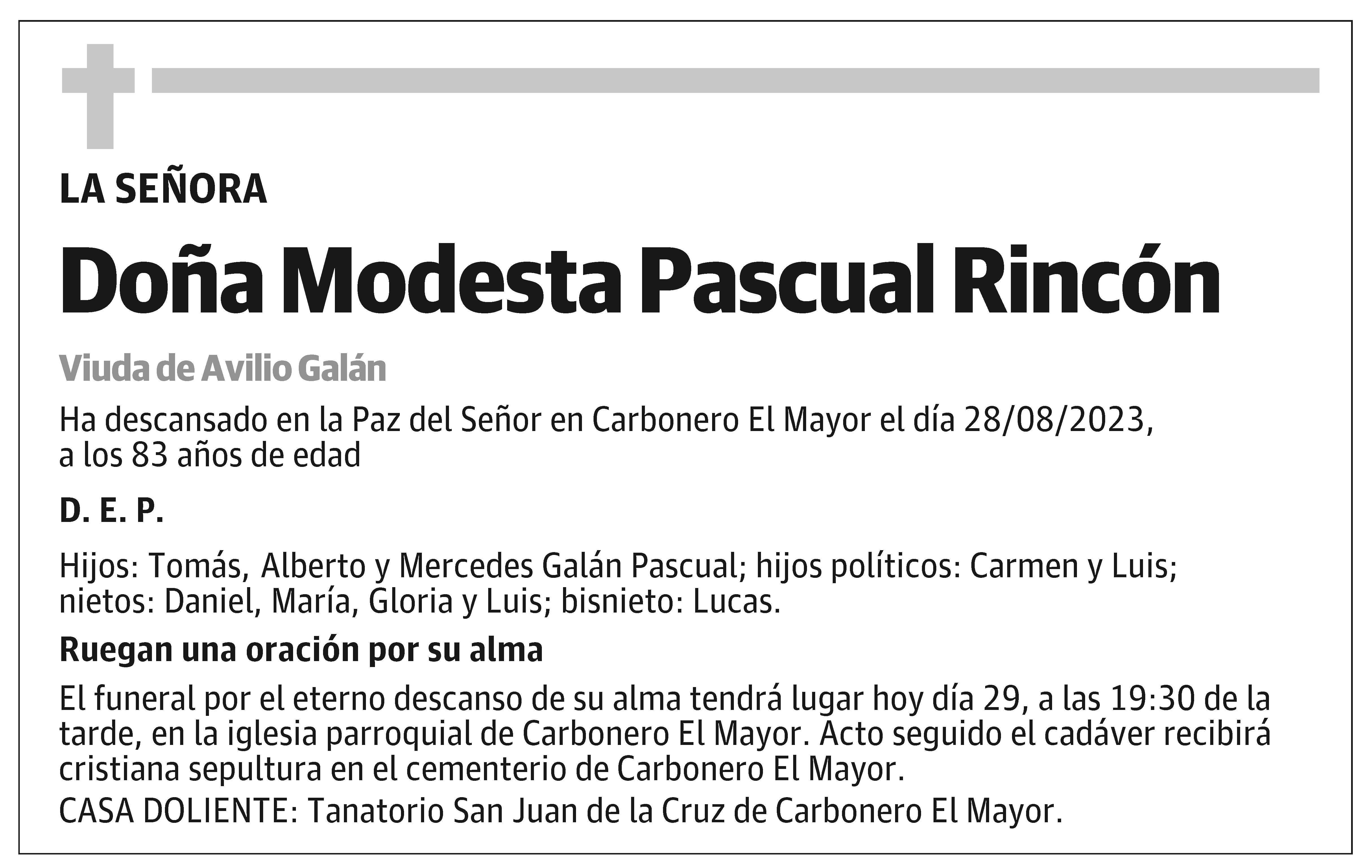 Modesta Pascual Rincón