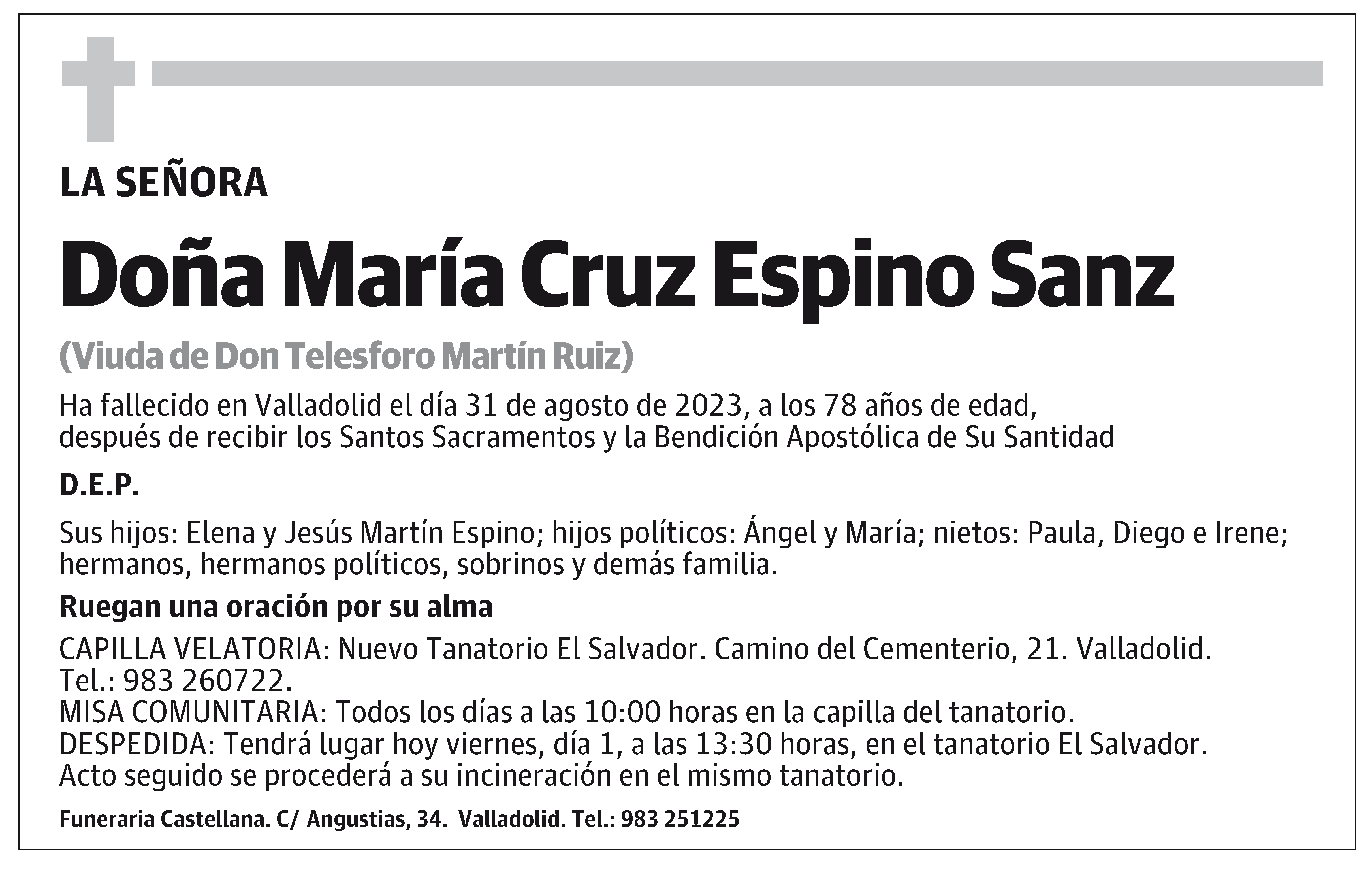 María Cruz Espino Sanz