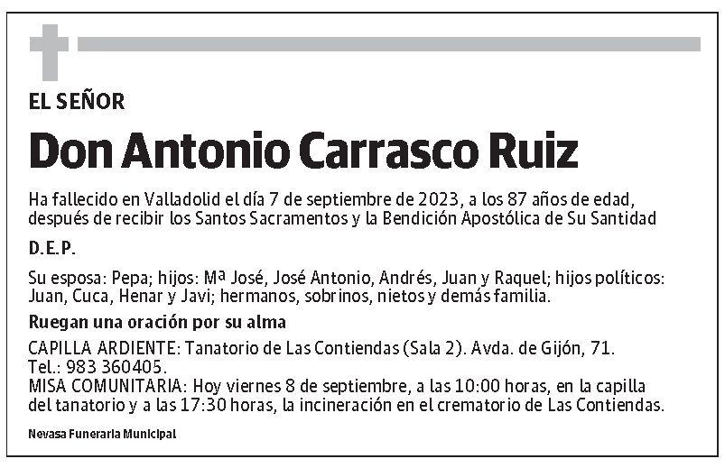 Antonio Carrasco Ruiz