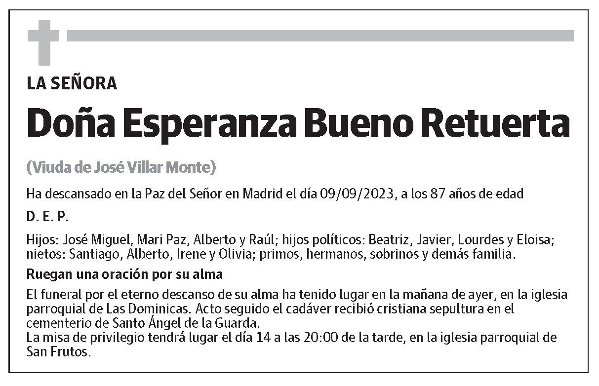 Esperanza Bueno Retuerta