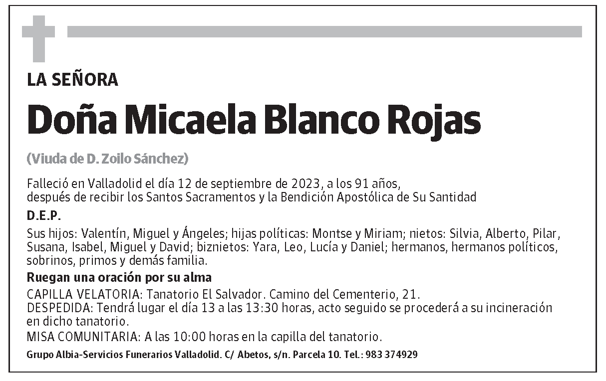 Micaela Blanco Rojas