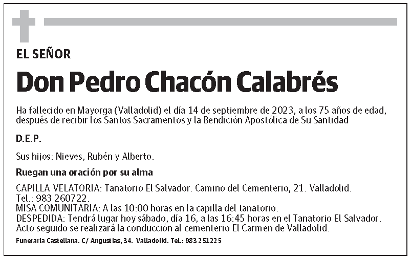 Pedro Chacón Calabrés