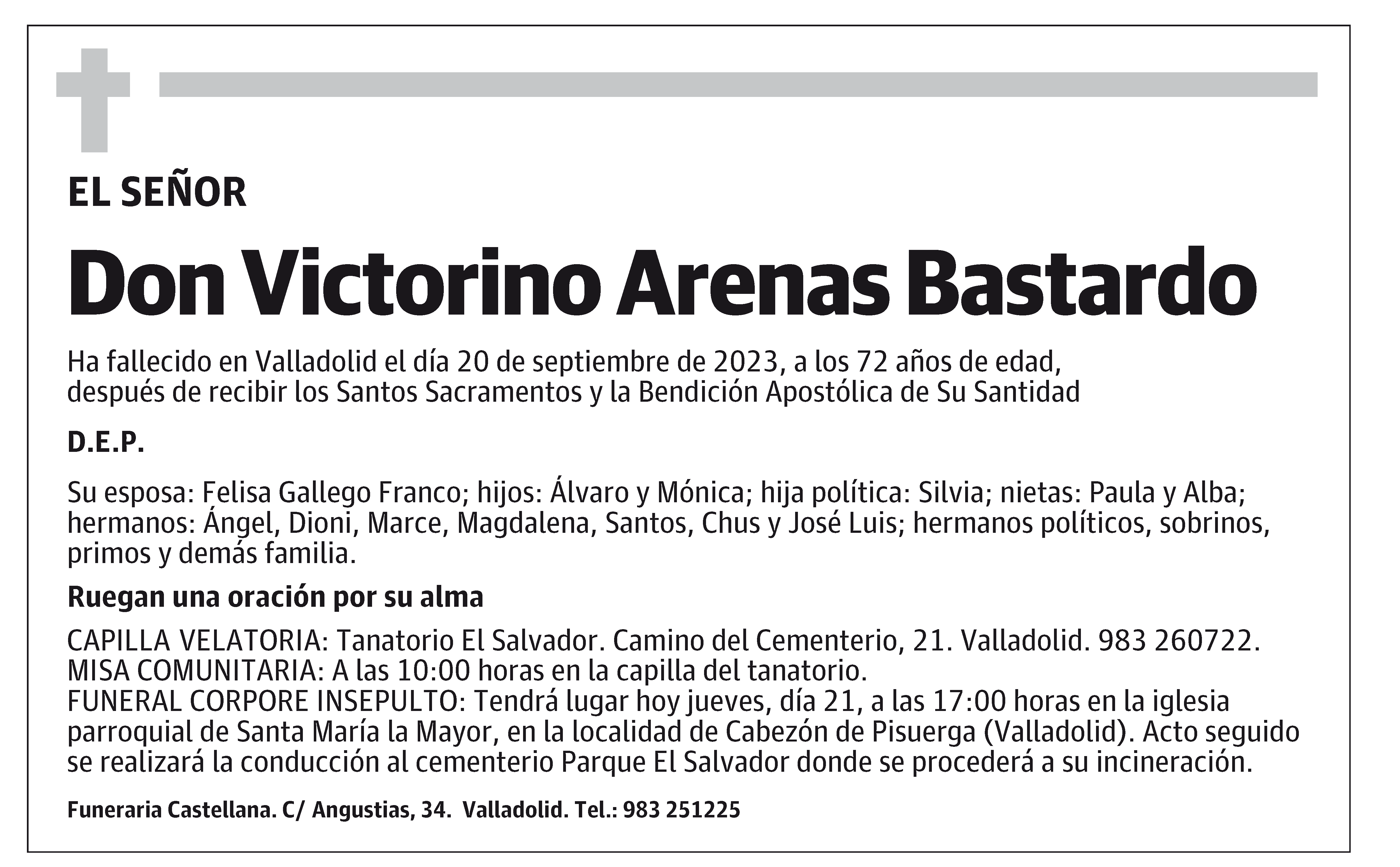 Victorino Arenas Bastardo