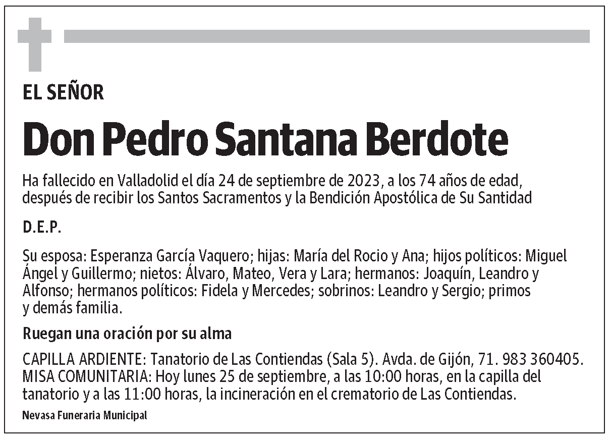 Pedro Santana Berdote