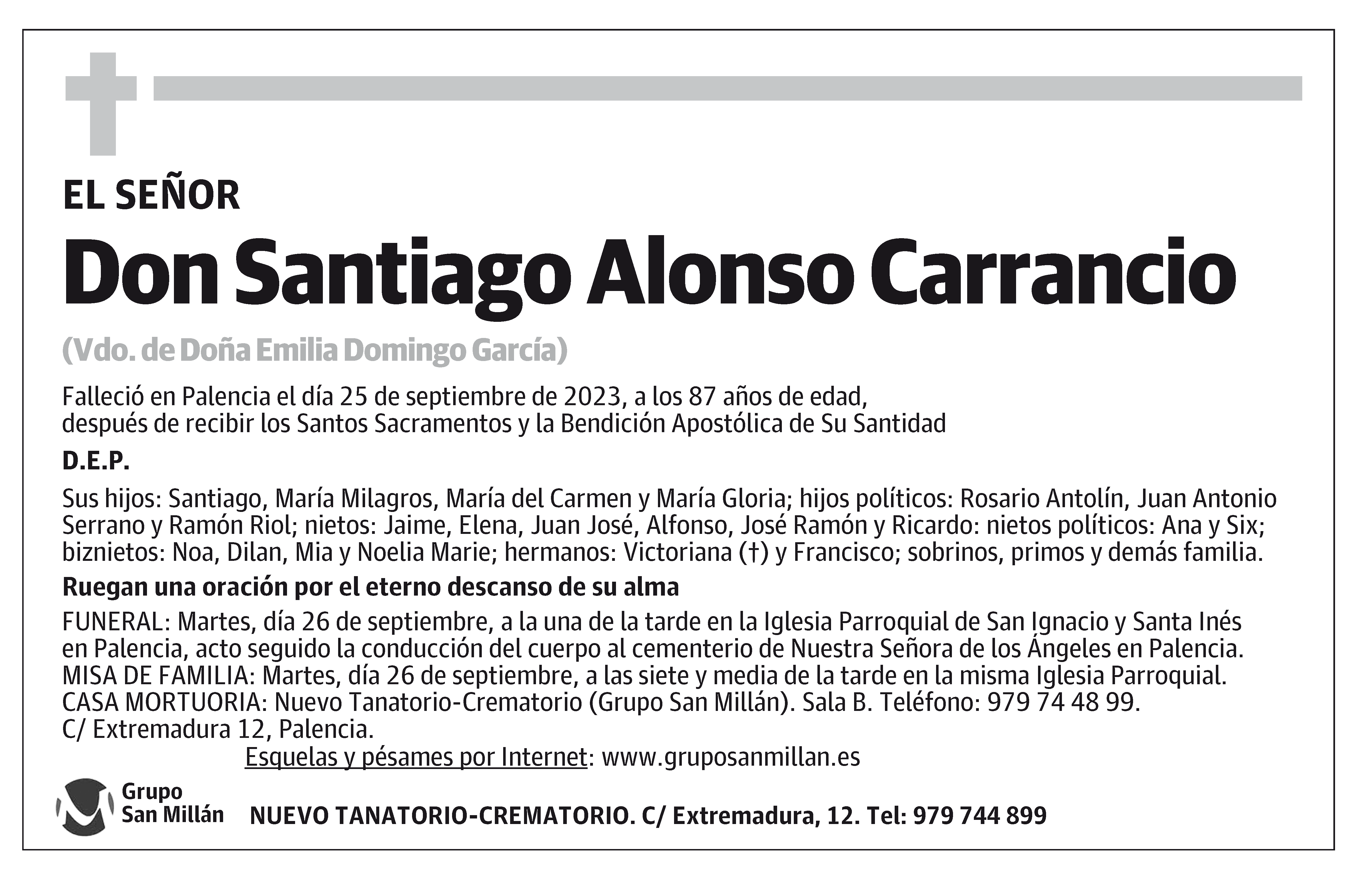 Santiago Alonso Carrancio