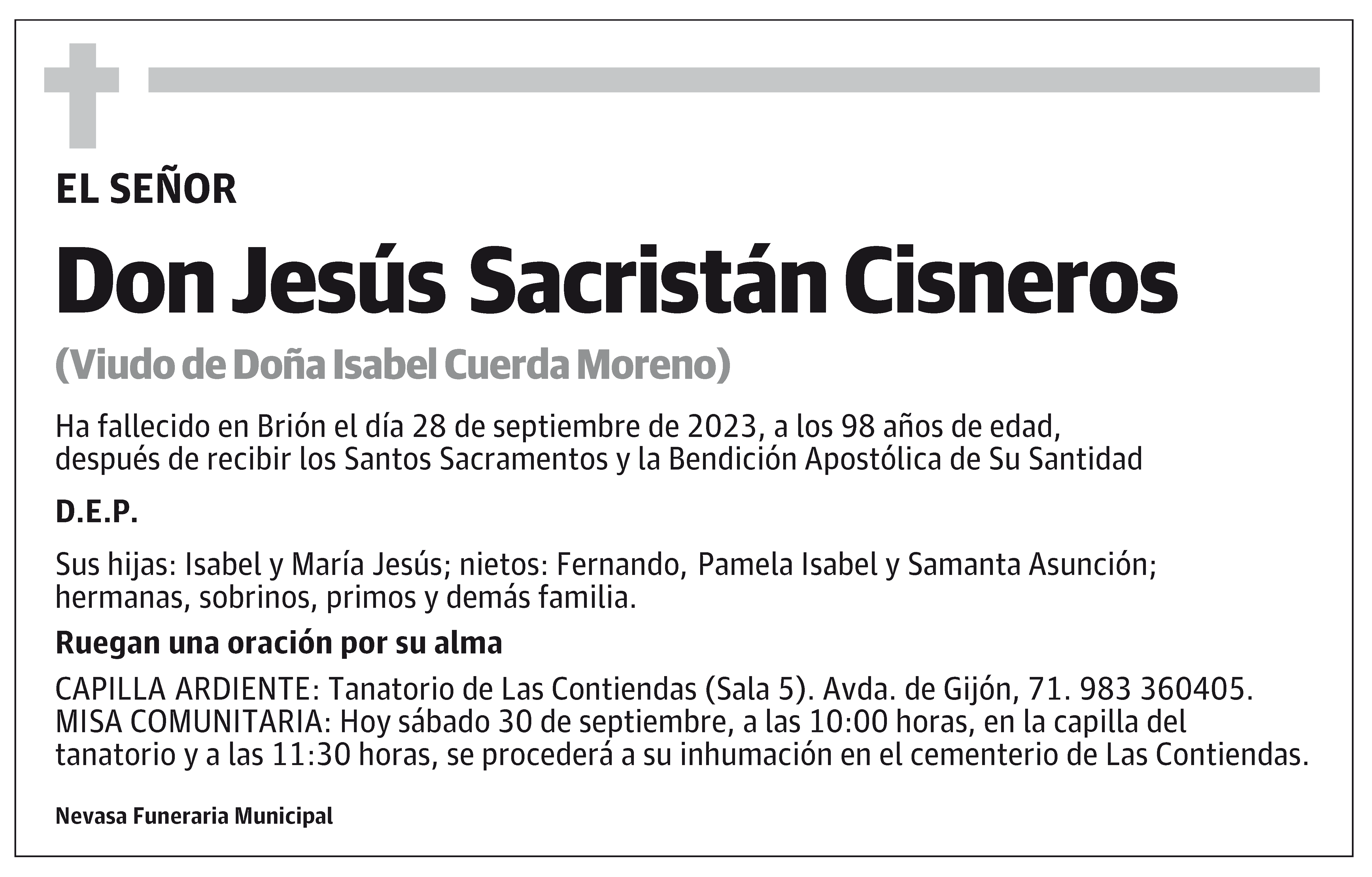 Jesús Sacristán Cisneros