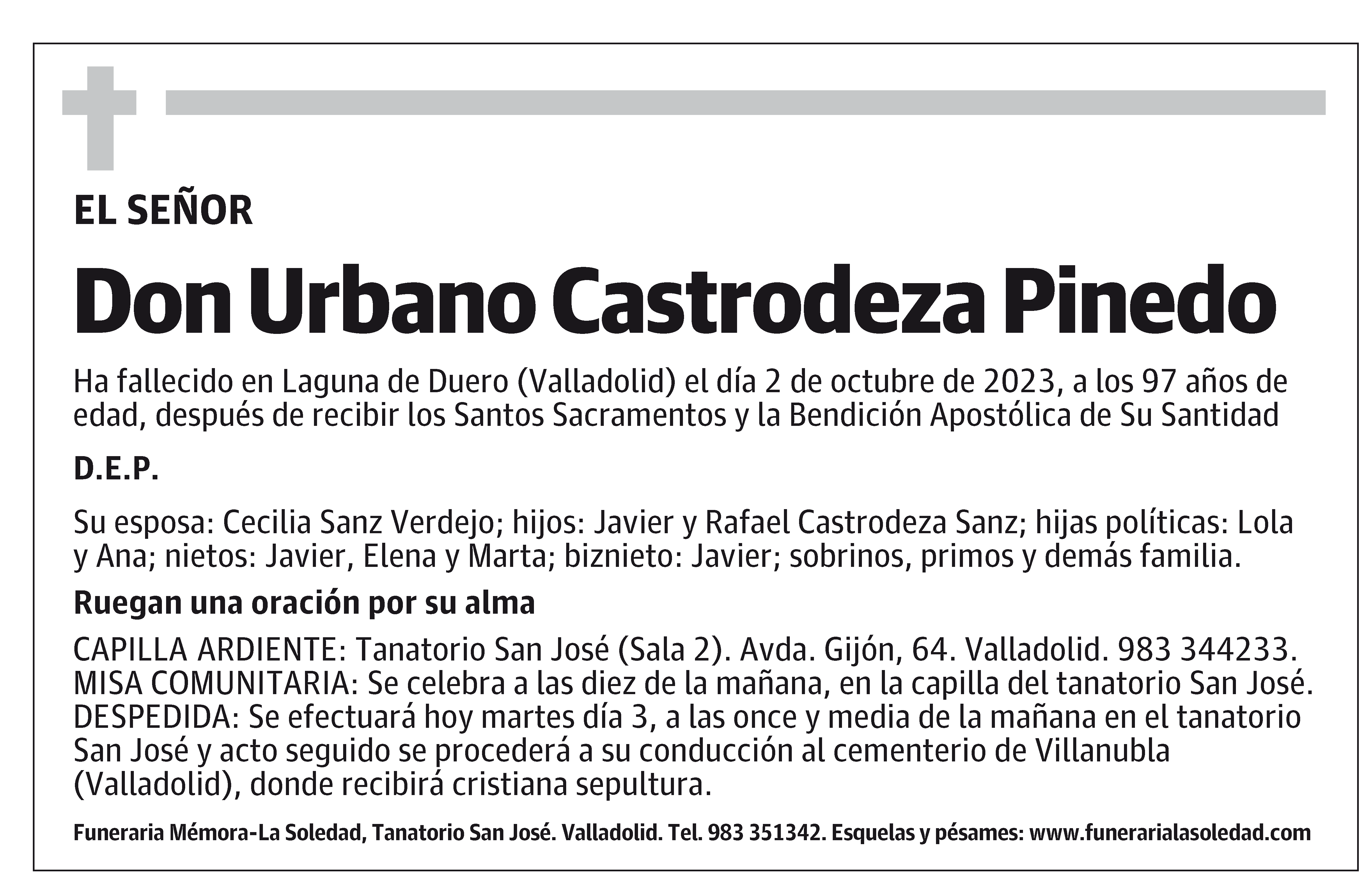 Urbano Castrodeza Pinedo