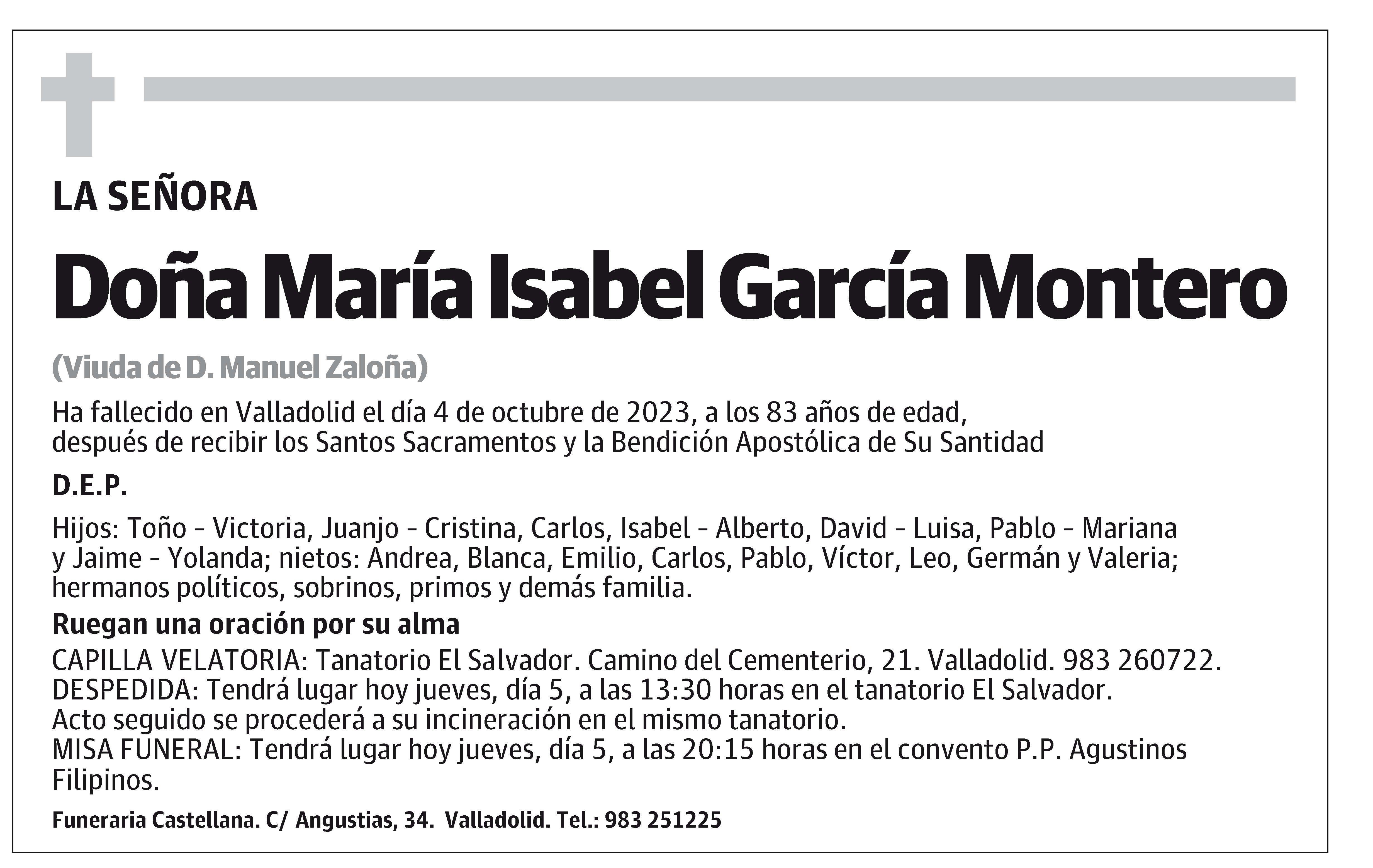 María Isabel García Montero