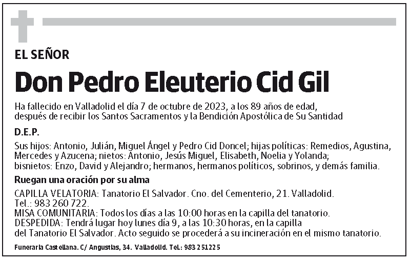 Pedro Eleuterio Cid Gil