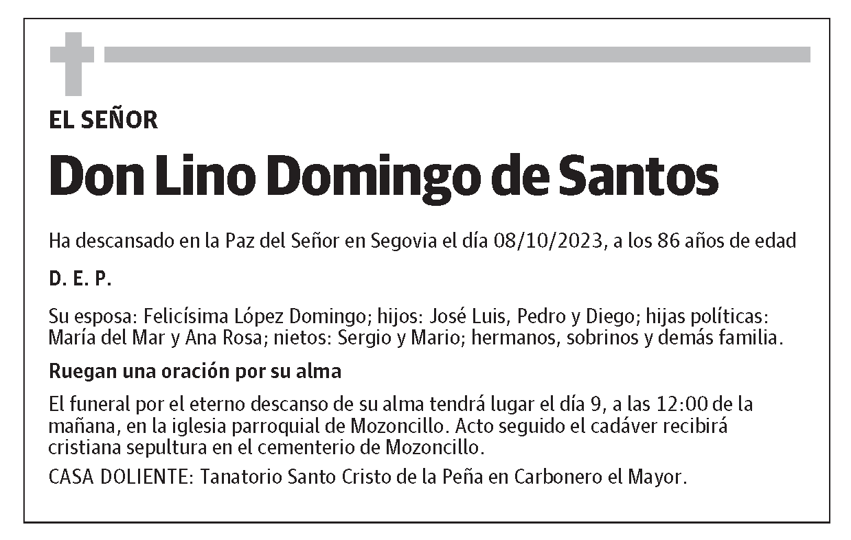 Lino Domingo de Santos
