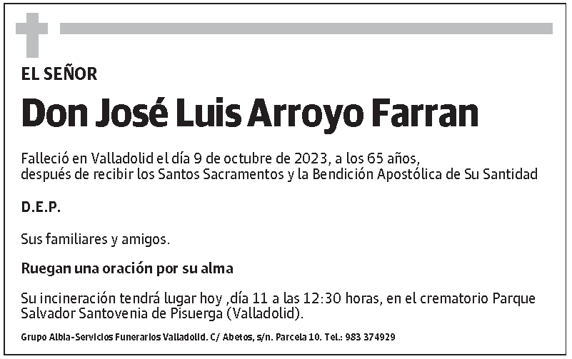 José Luis Arroyo Farran