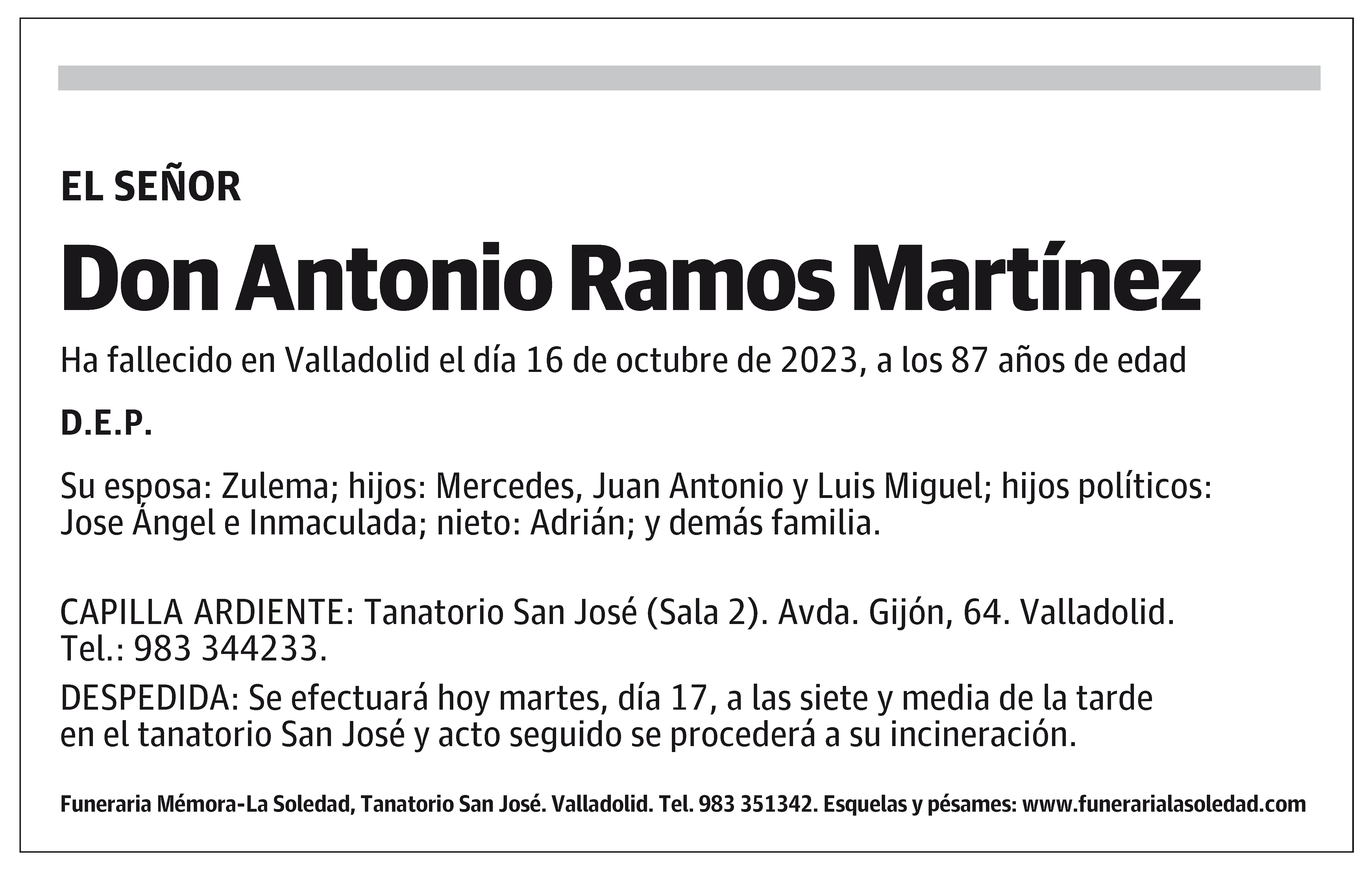 Antonio Ramos Martínez