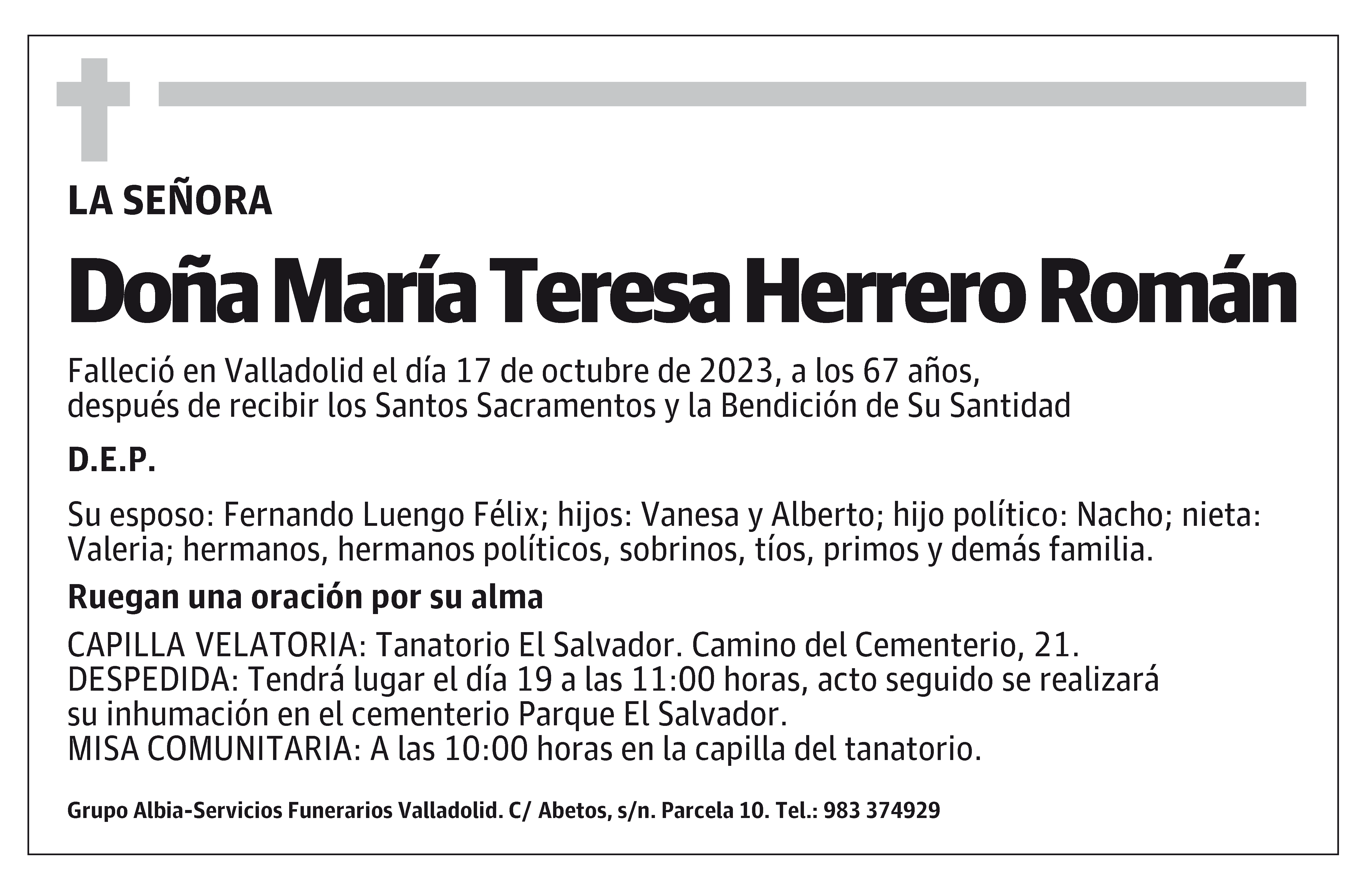María Teresa Herrero Román