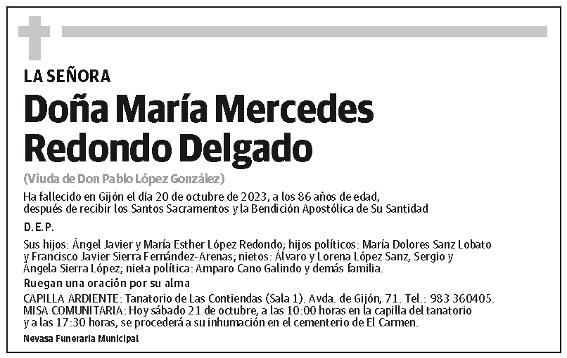 María Mercedes Redondo Delgado
