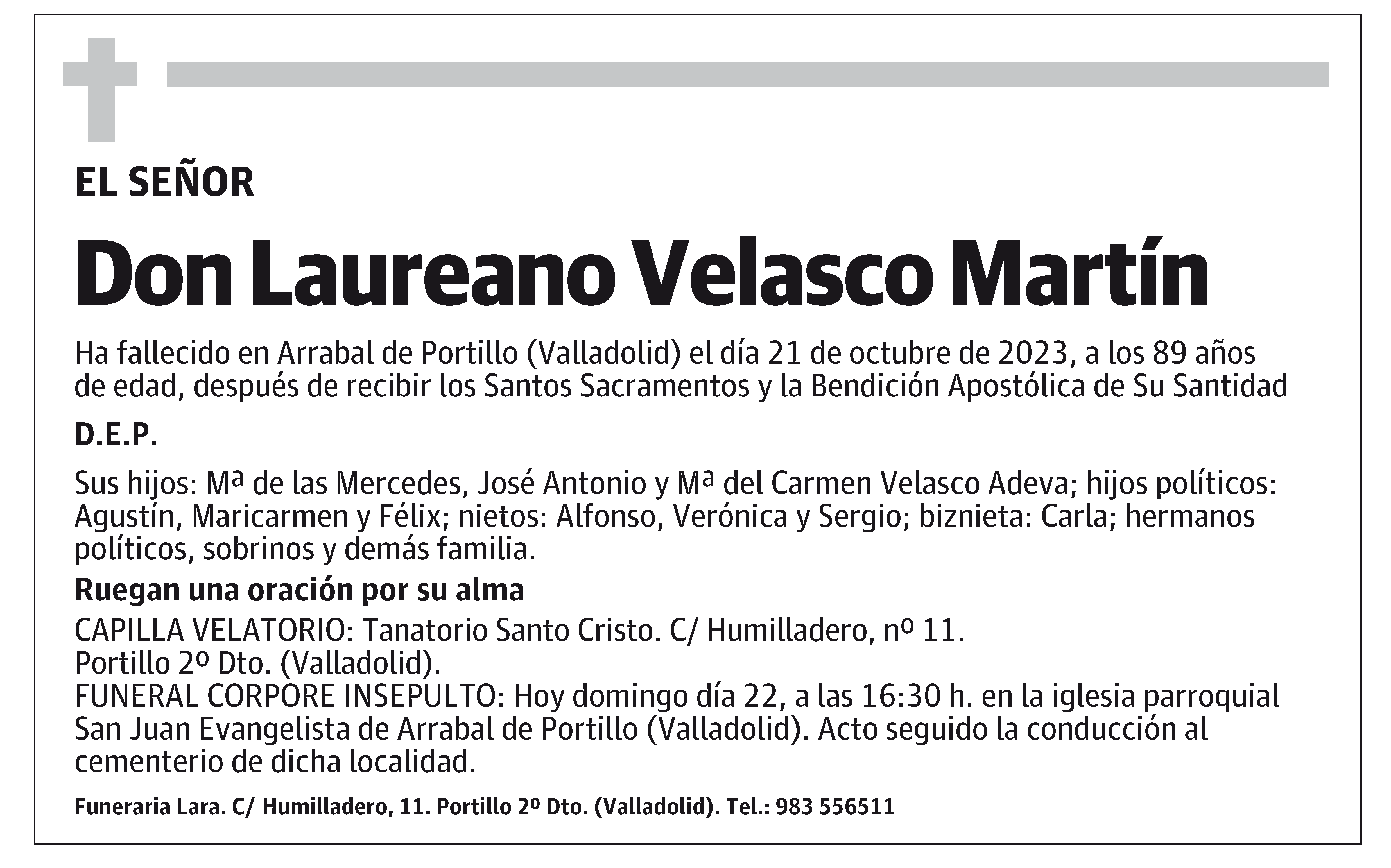 Laureano Velasco Martín