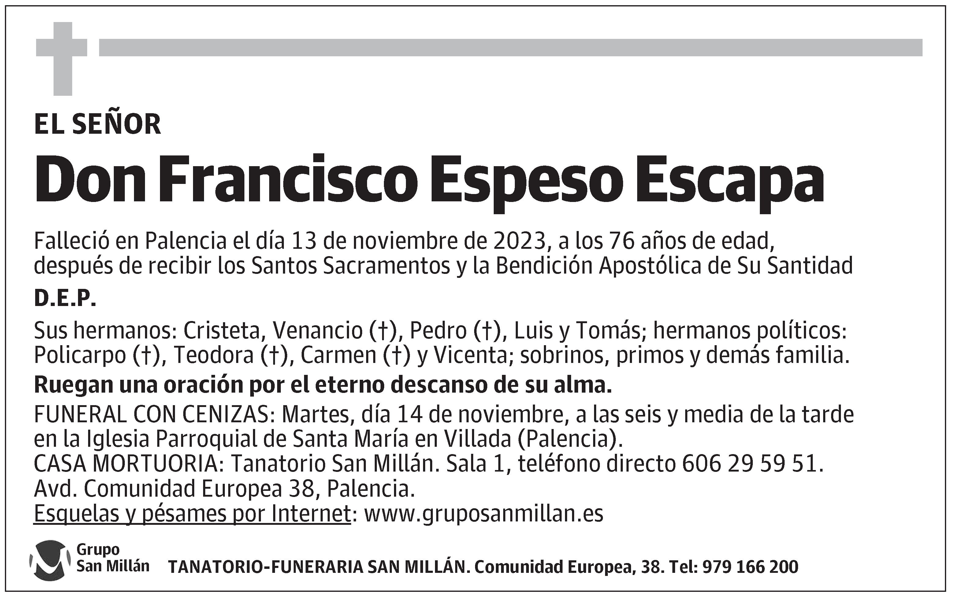 Francisco Espeso Escapa
