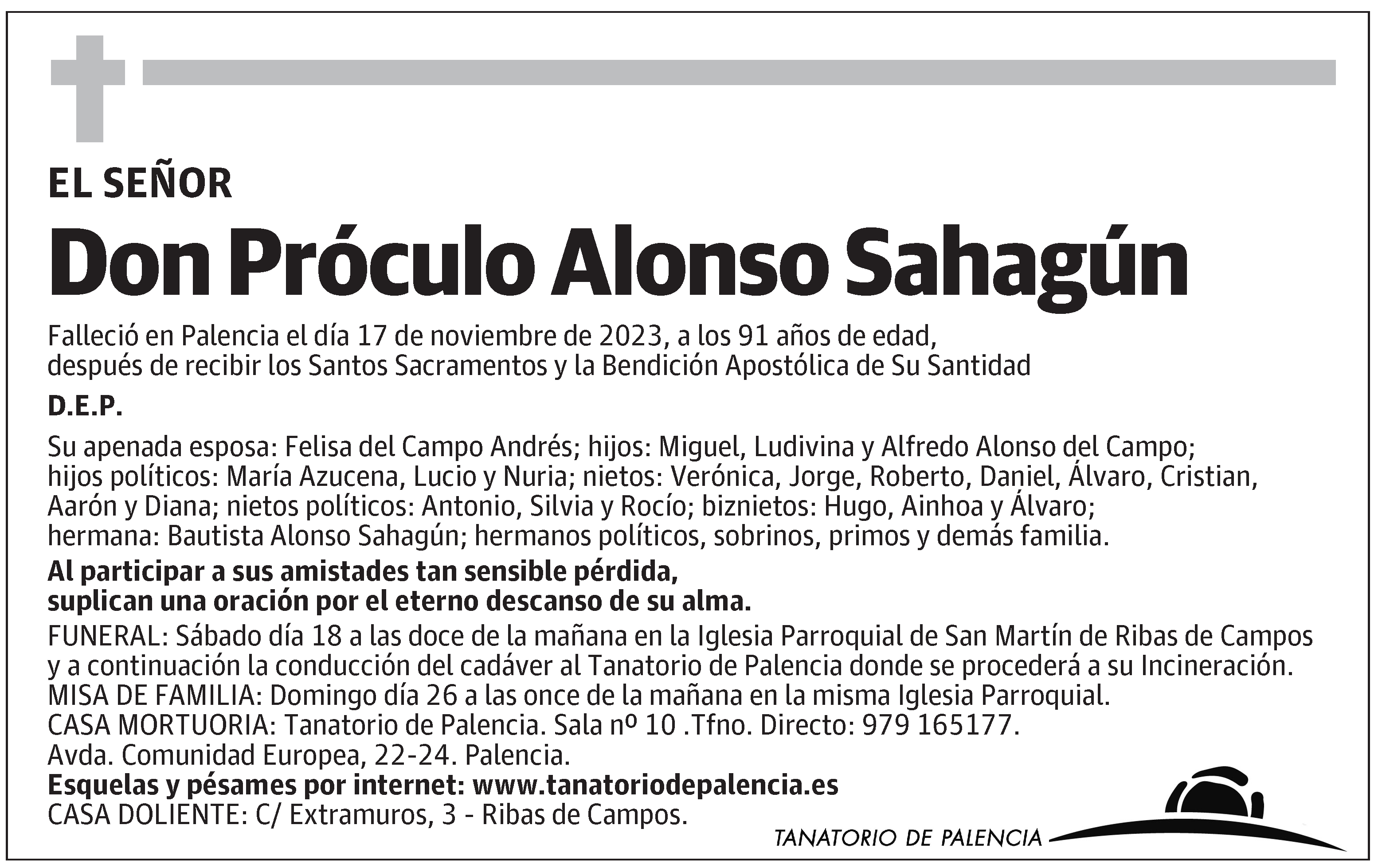 Próculo Alonso Sahagún