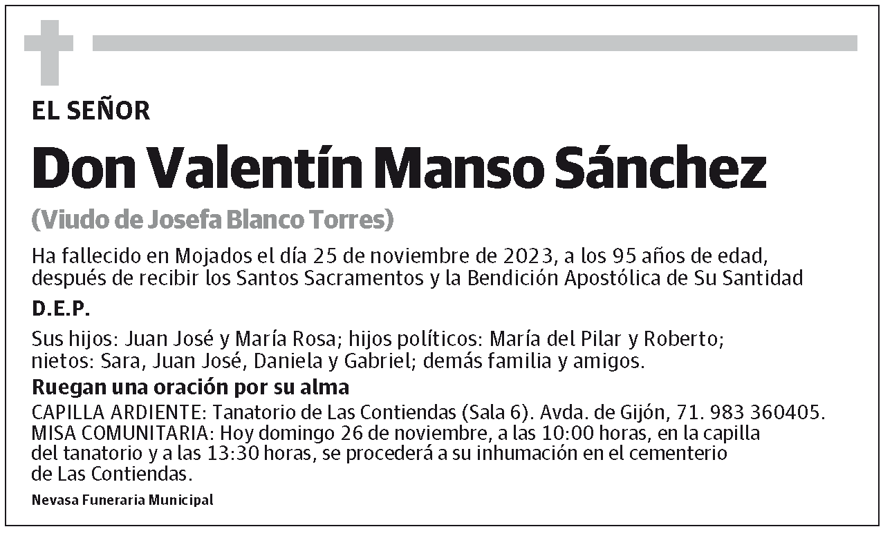Valentín Manso Sánchez