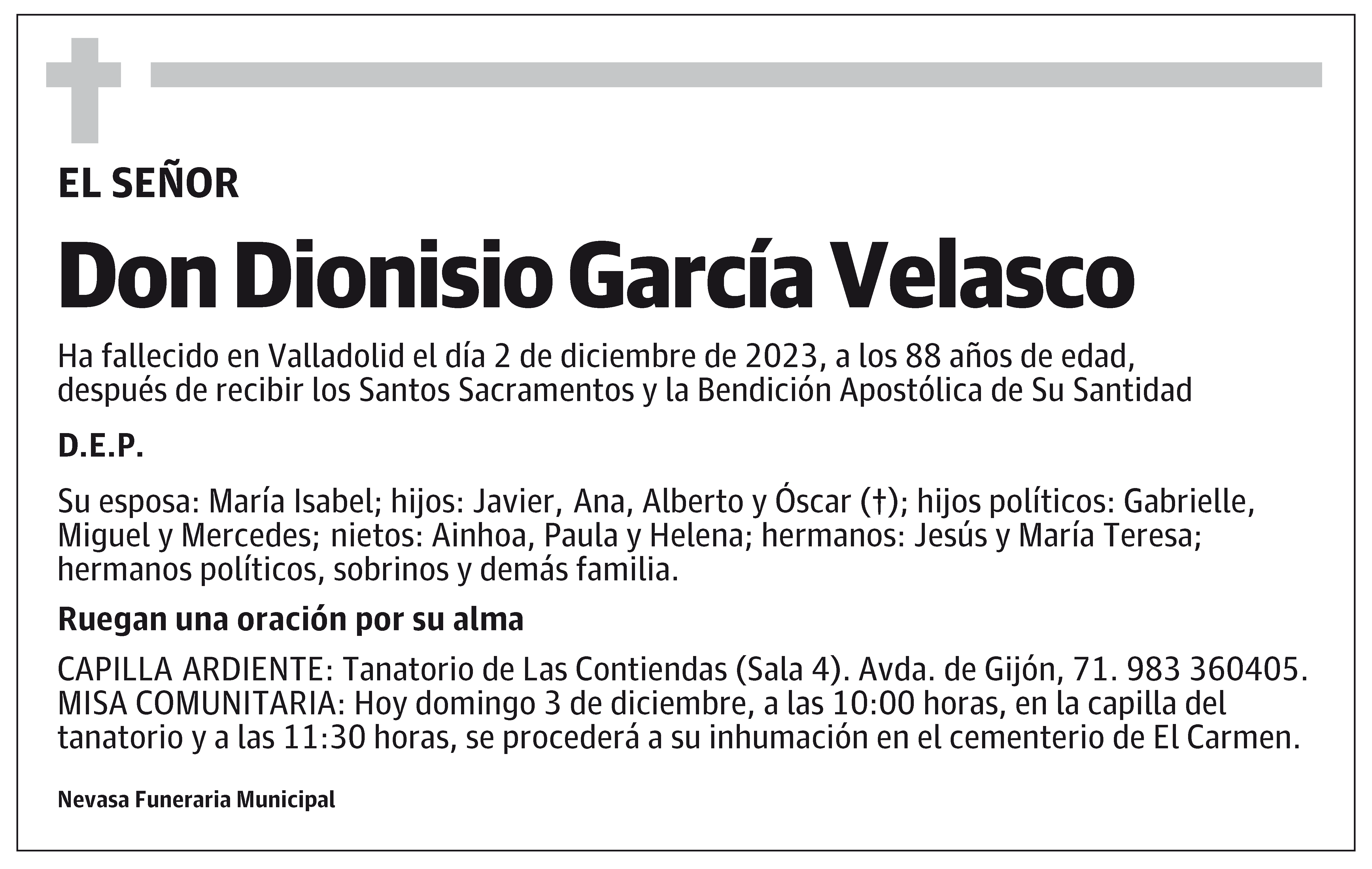Dionisio García Velasco