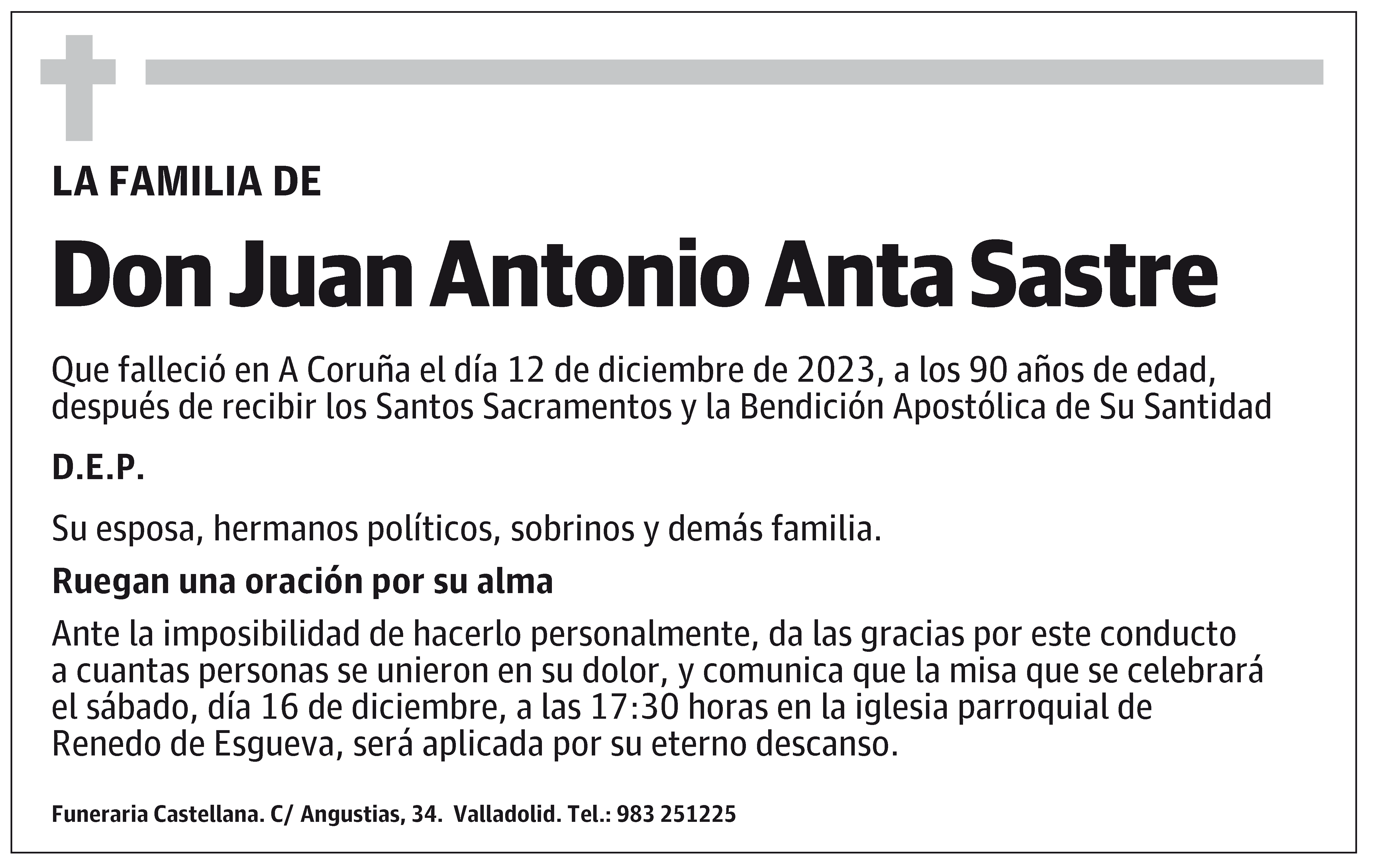 Juan Antonio Anta Sastre