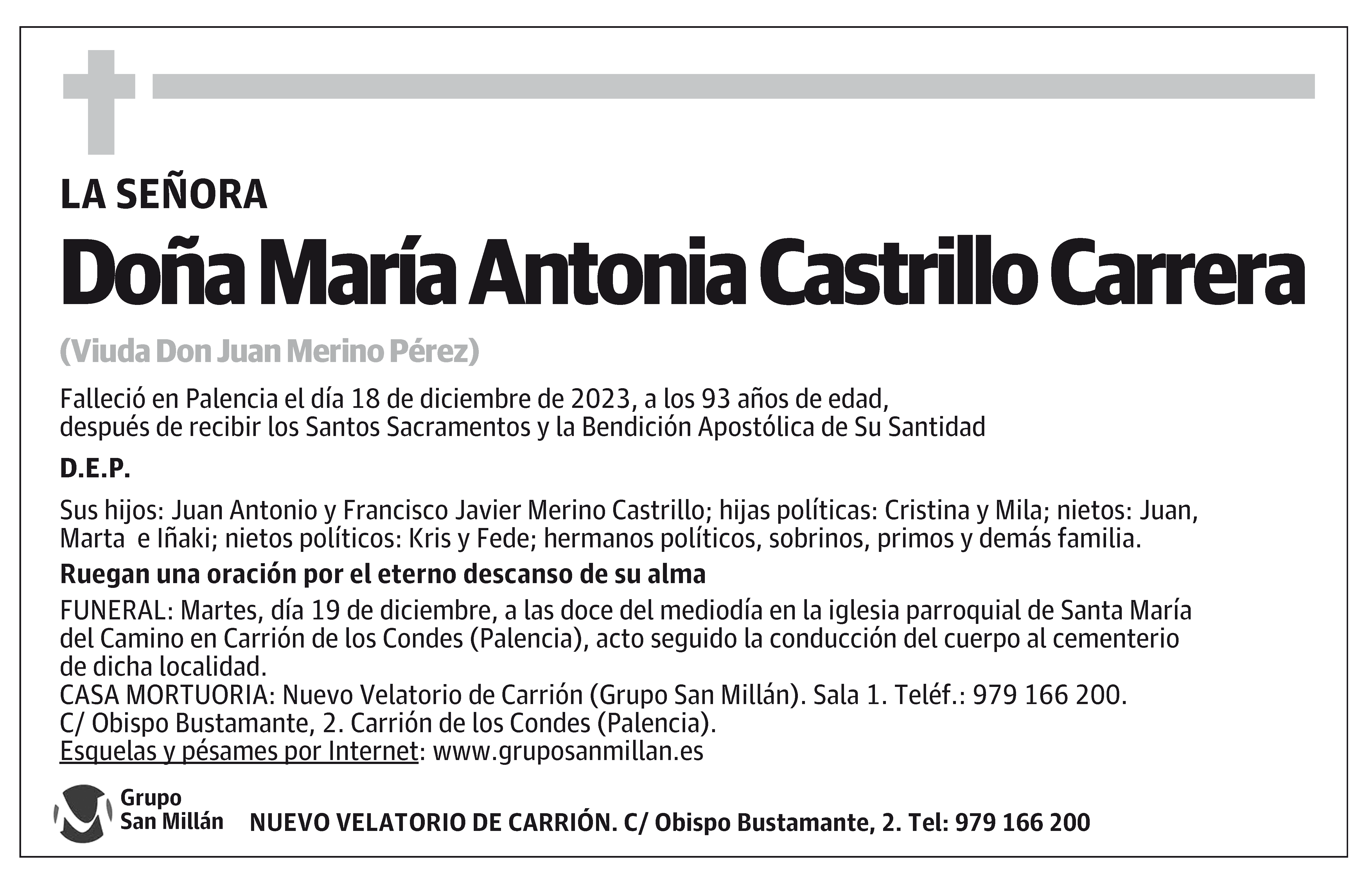 María Antonia Castrillo Carrera