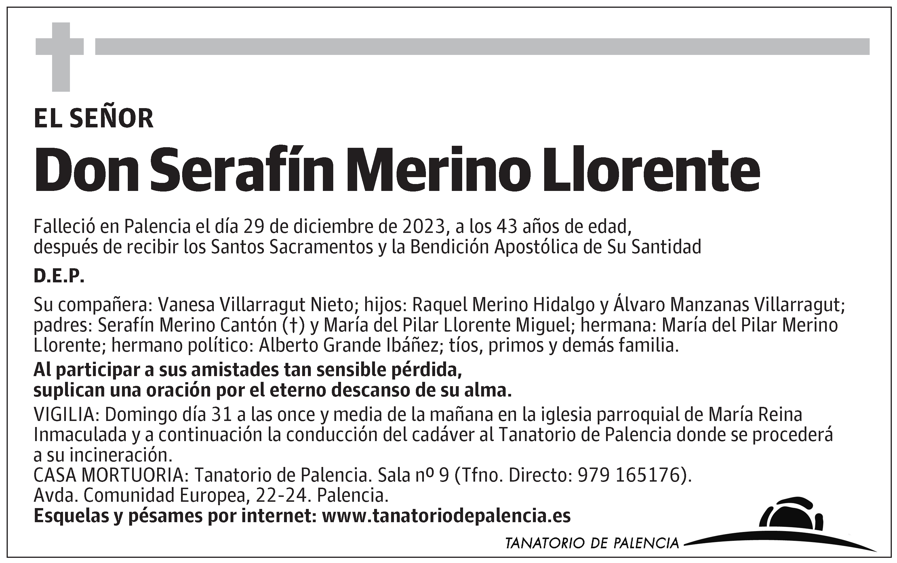 Serafín Merino Llorente