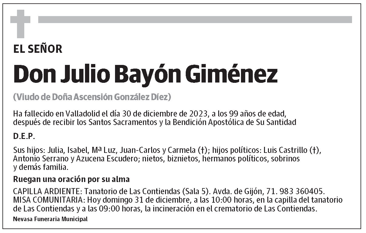Julio Bayón Giménez