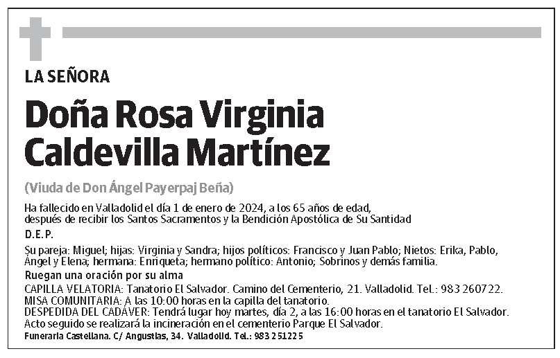 Rosa Virginia Caldevilla Martínez