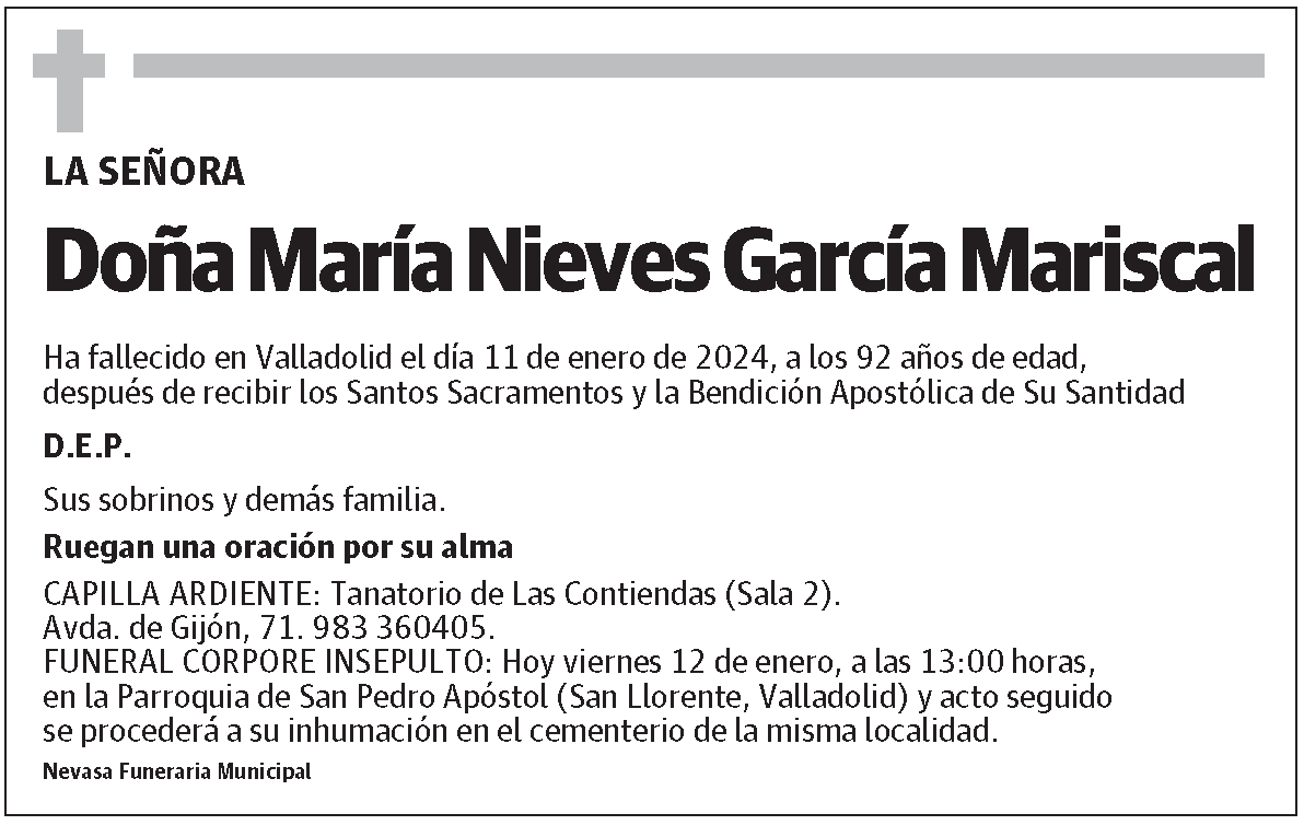 María Nieves García Mariscal