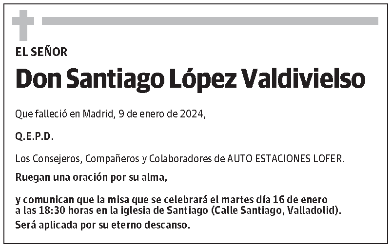 Santiago López Valdivielso LOFER