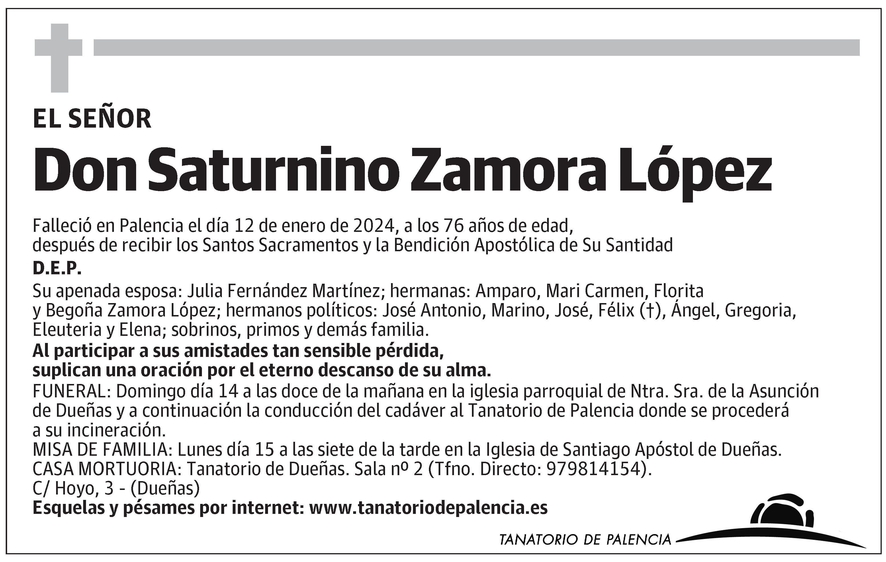 Saturnino Zamora López