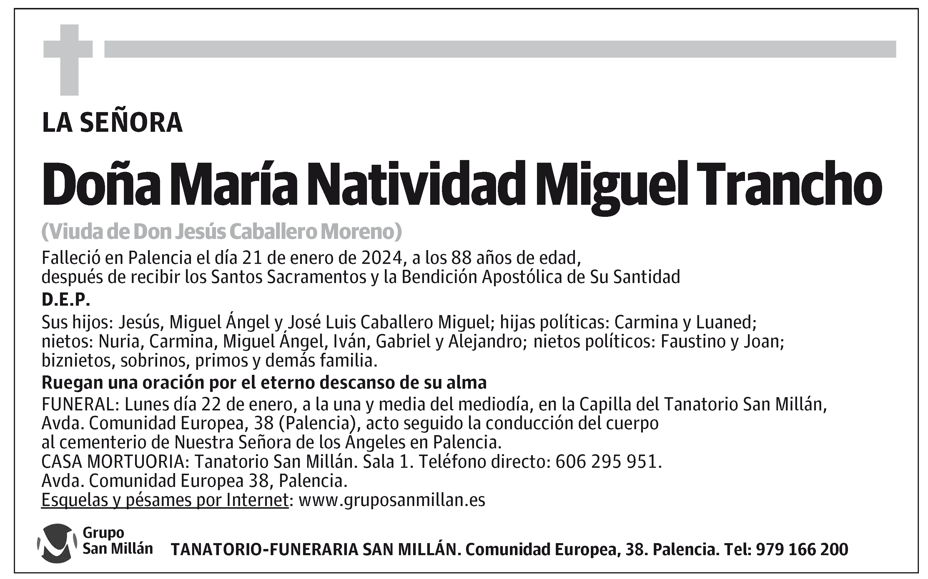 María Natividad Miguel Trancho