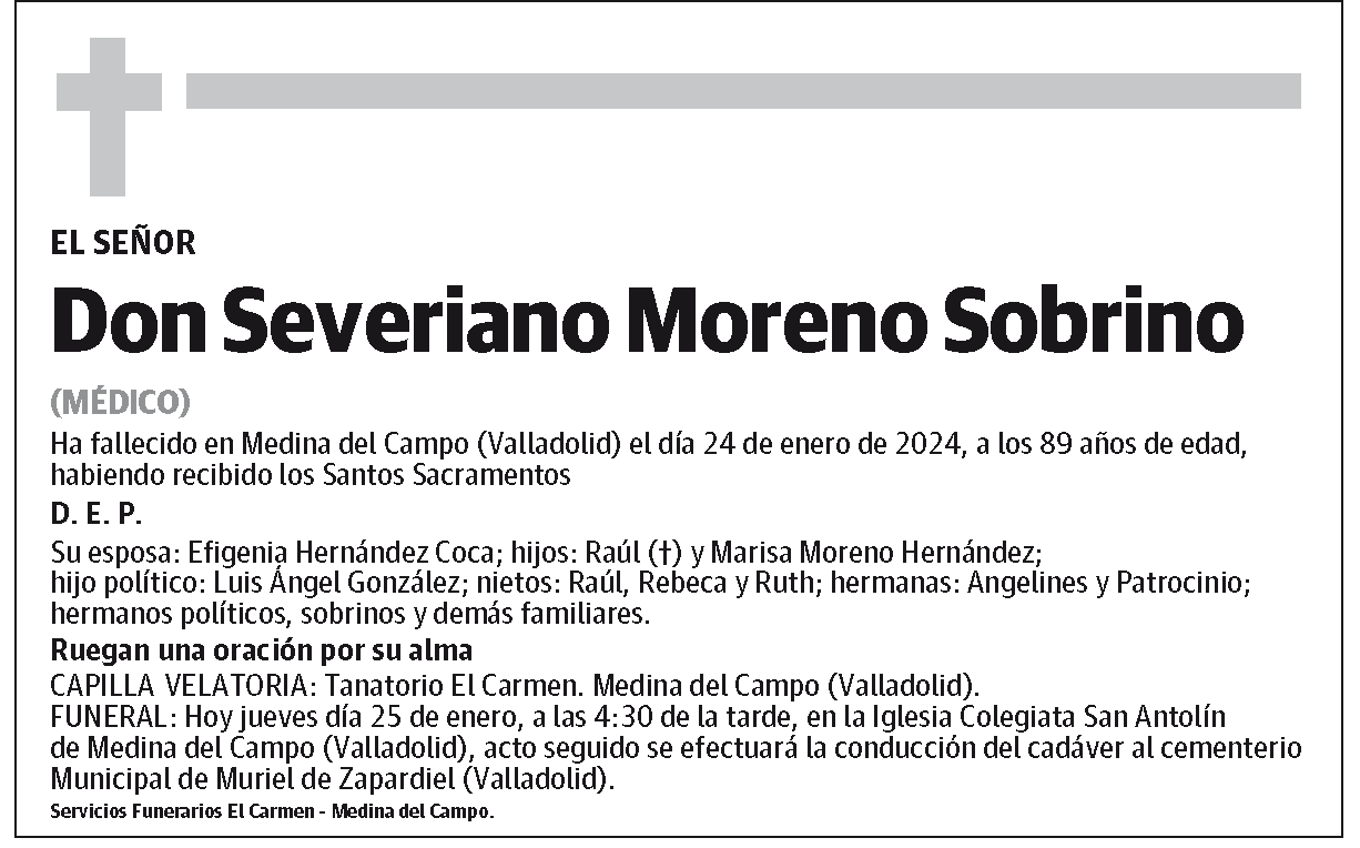 Severiano Moreno Sobrino