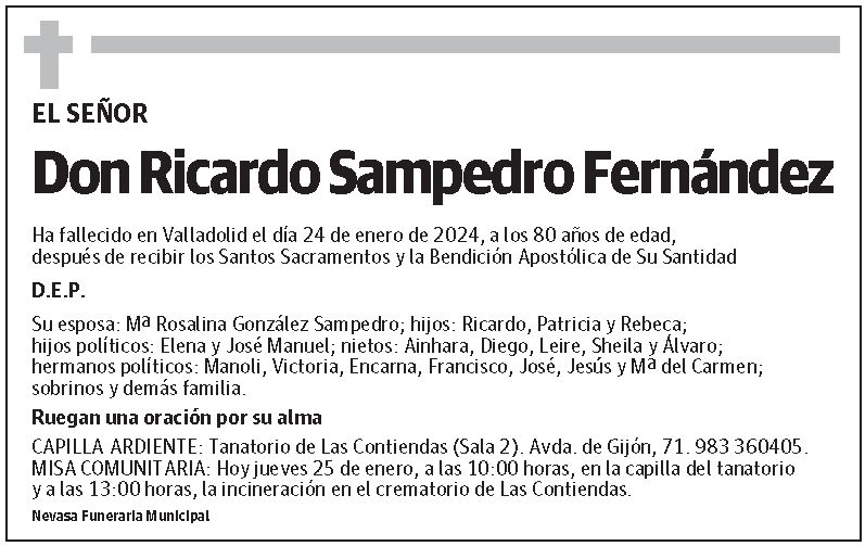 Ricardo Sampedro Fernández