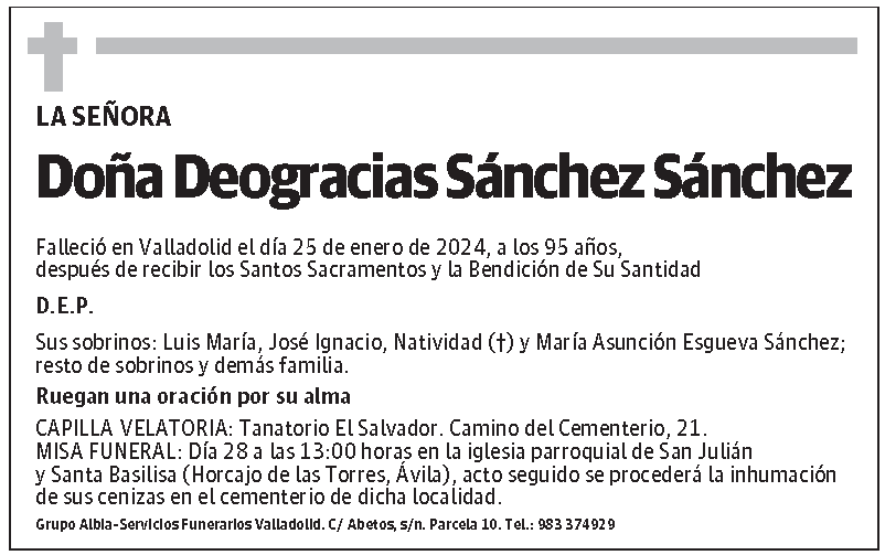Deogracias Sánchez Sánchez