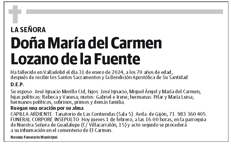 María del Carmen Lozano de la Fuente