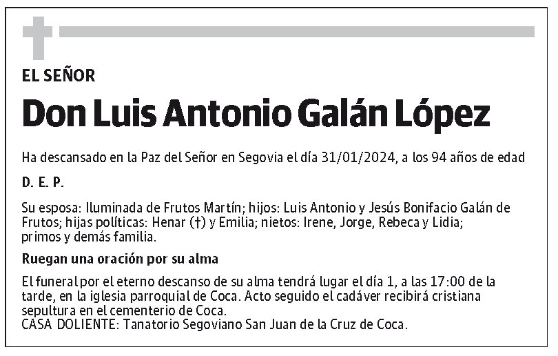 Luis Antonio Galán López