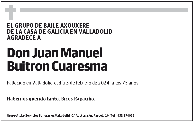 Juan Manuel Buitron Cuaresma