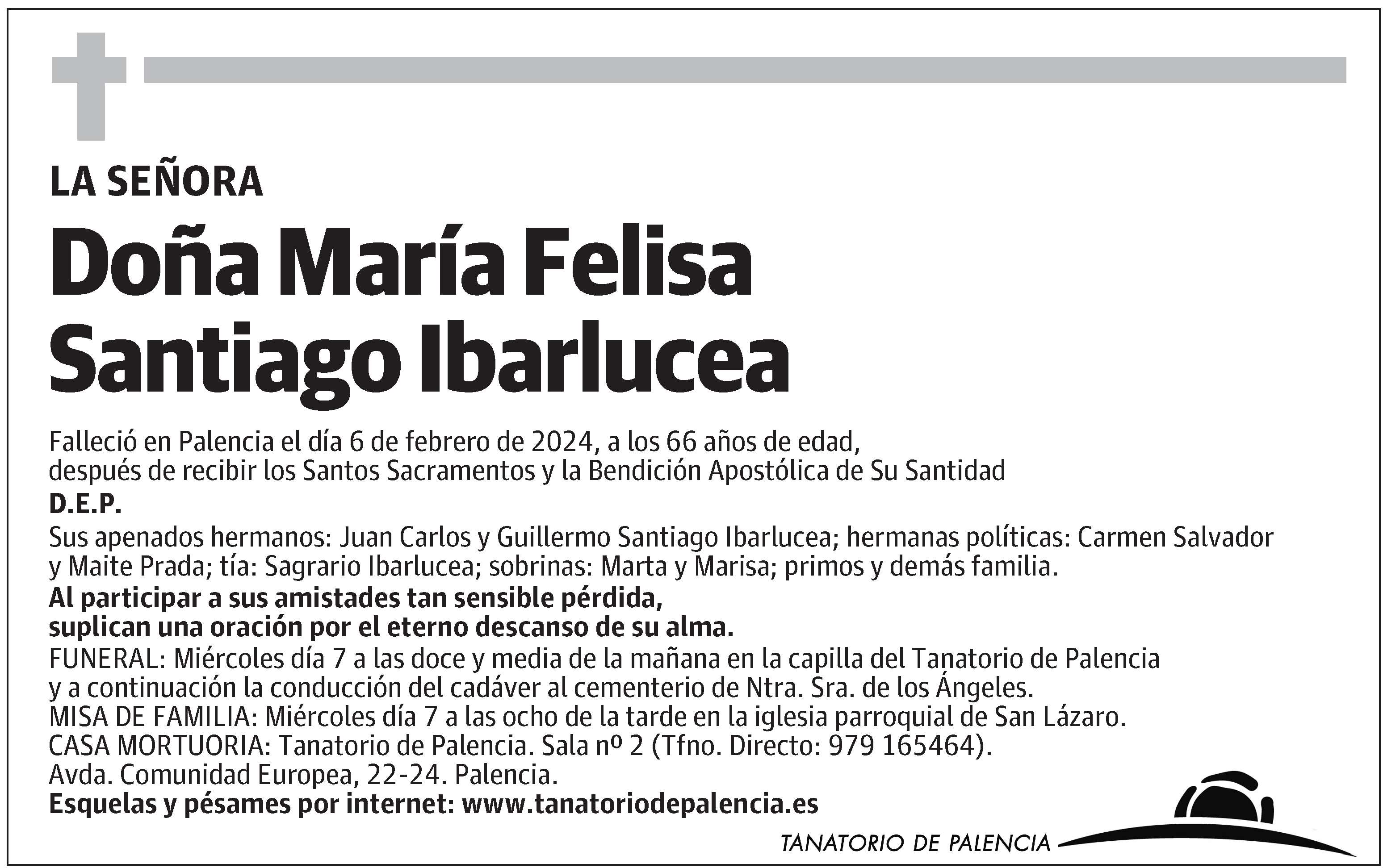 María Felisa Santiago Ibarlucea
