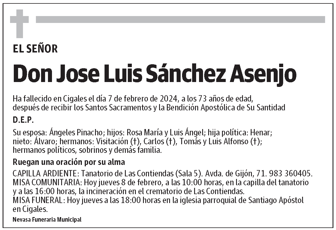Jose Luis Sánchez Asenjo