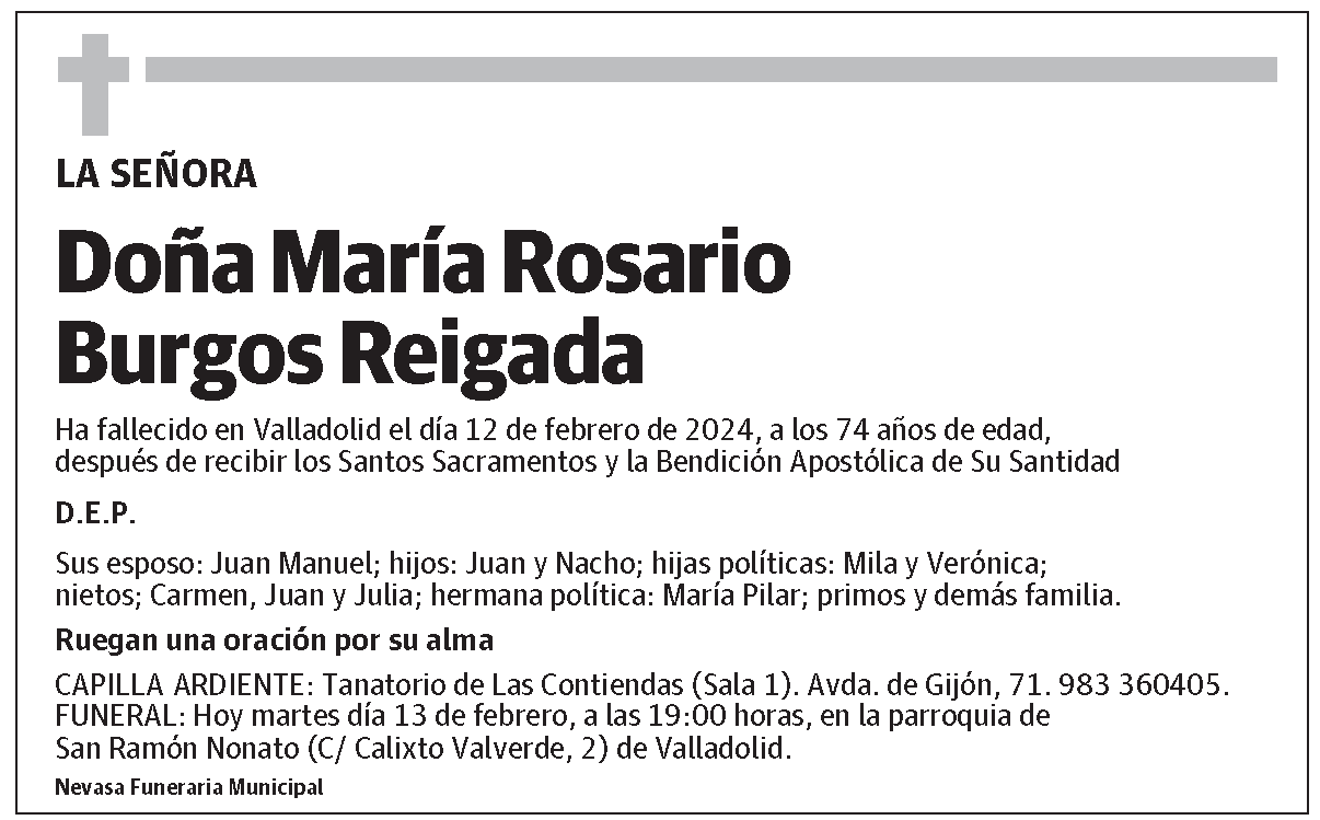 María Rosario Burgos Reigada