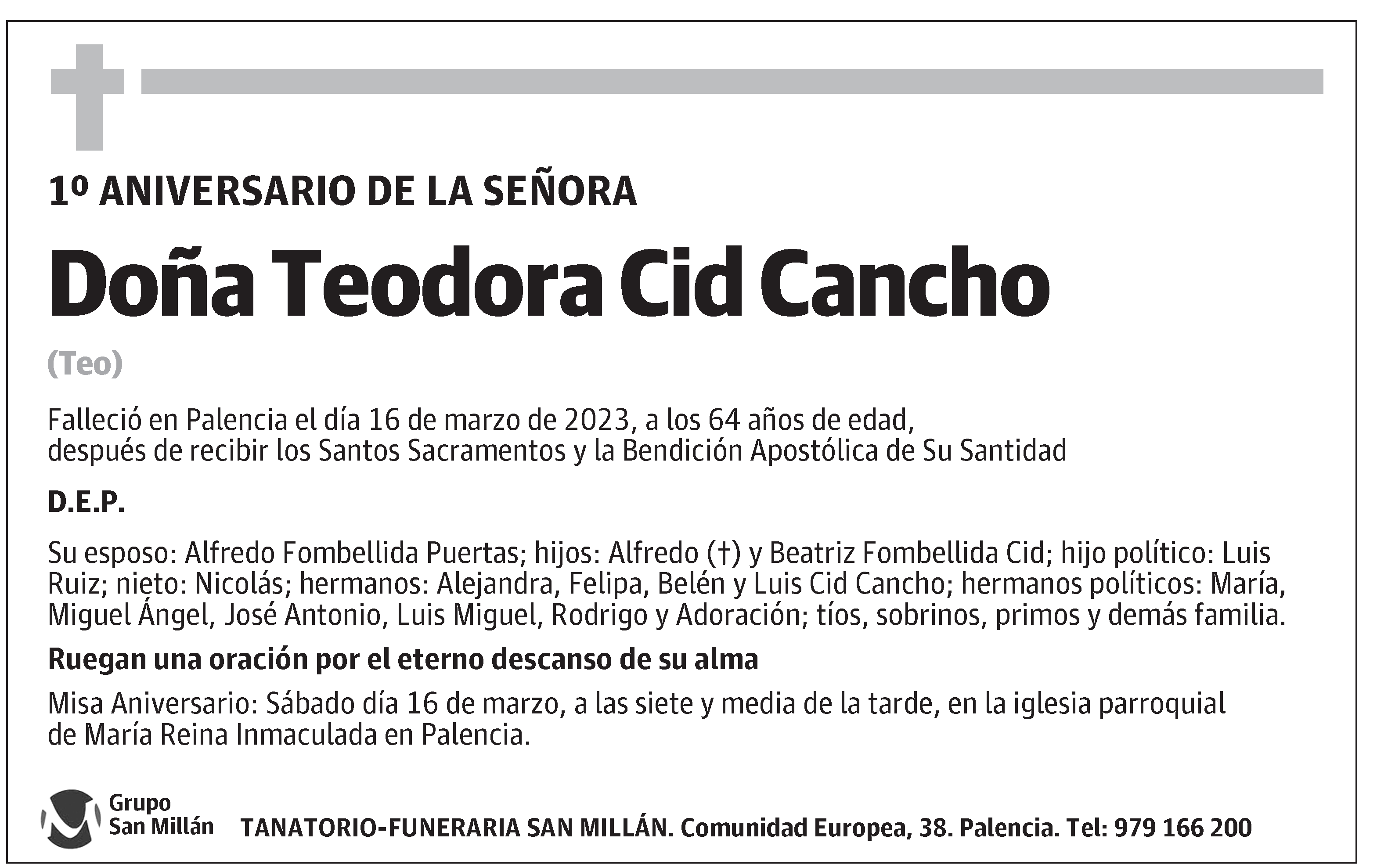 Teodora Cid Cancho