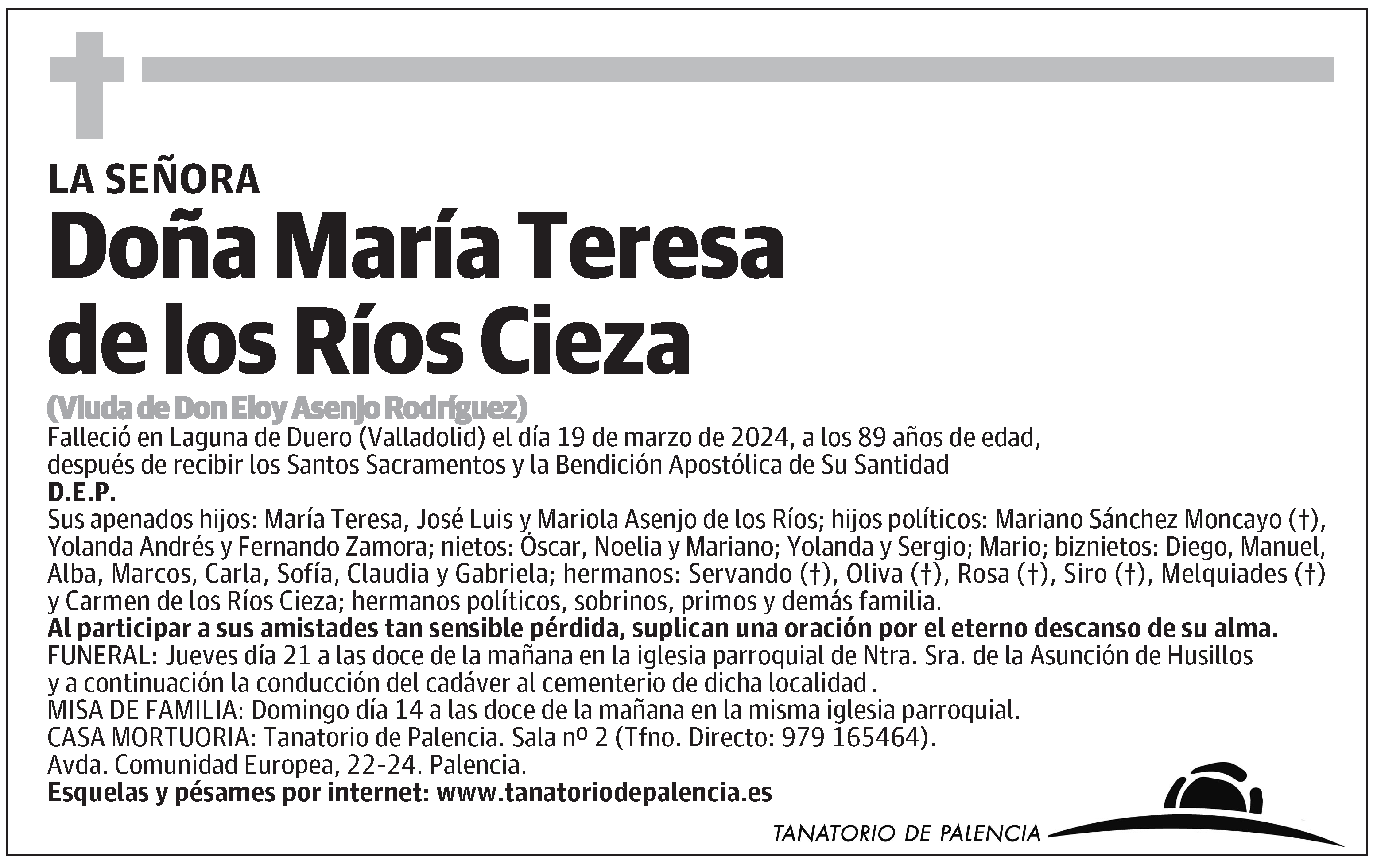 María Teresa de los Ríos Cieza